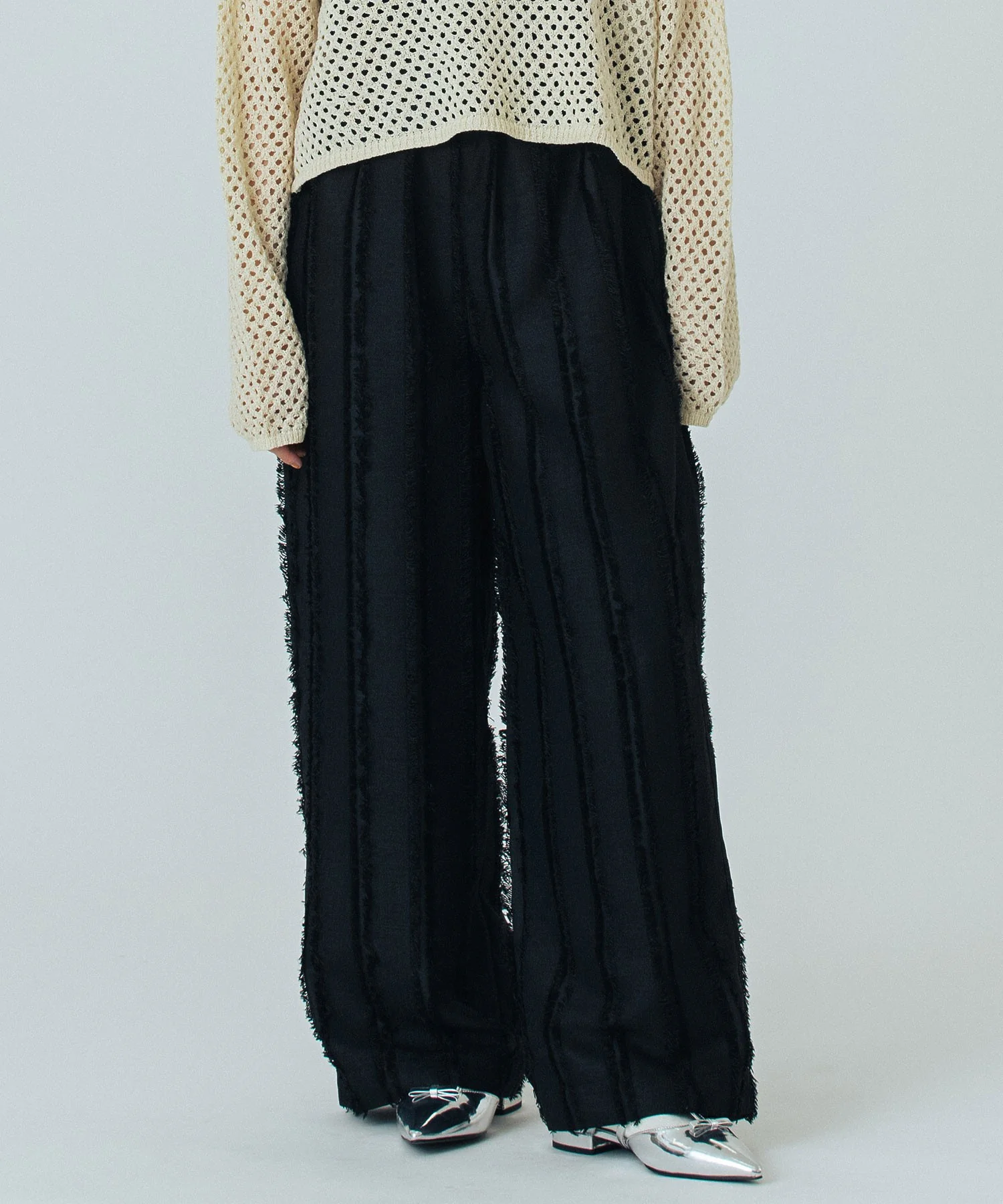 EASY JACQUARD PANTS - Image 2