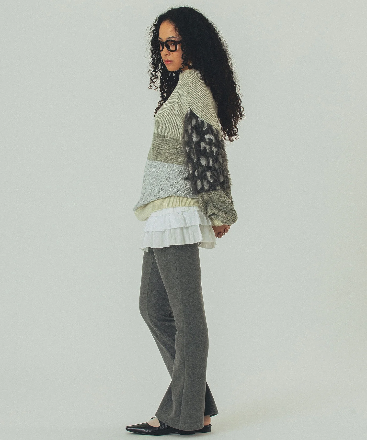 CUT FLARE PANTS - Image 17