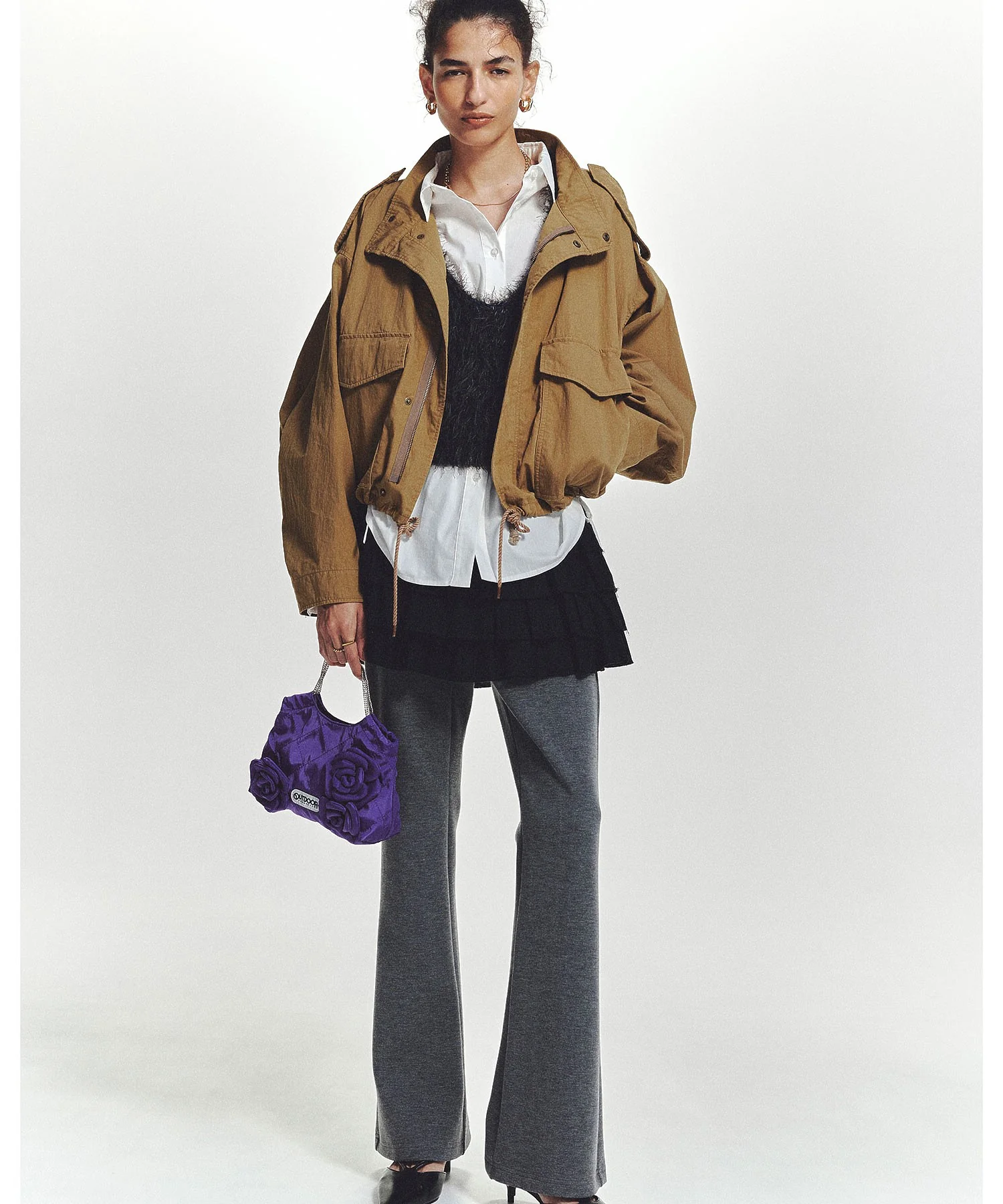 CUT FLARE PANTS - Image 6
