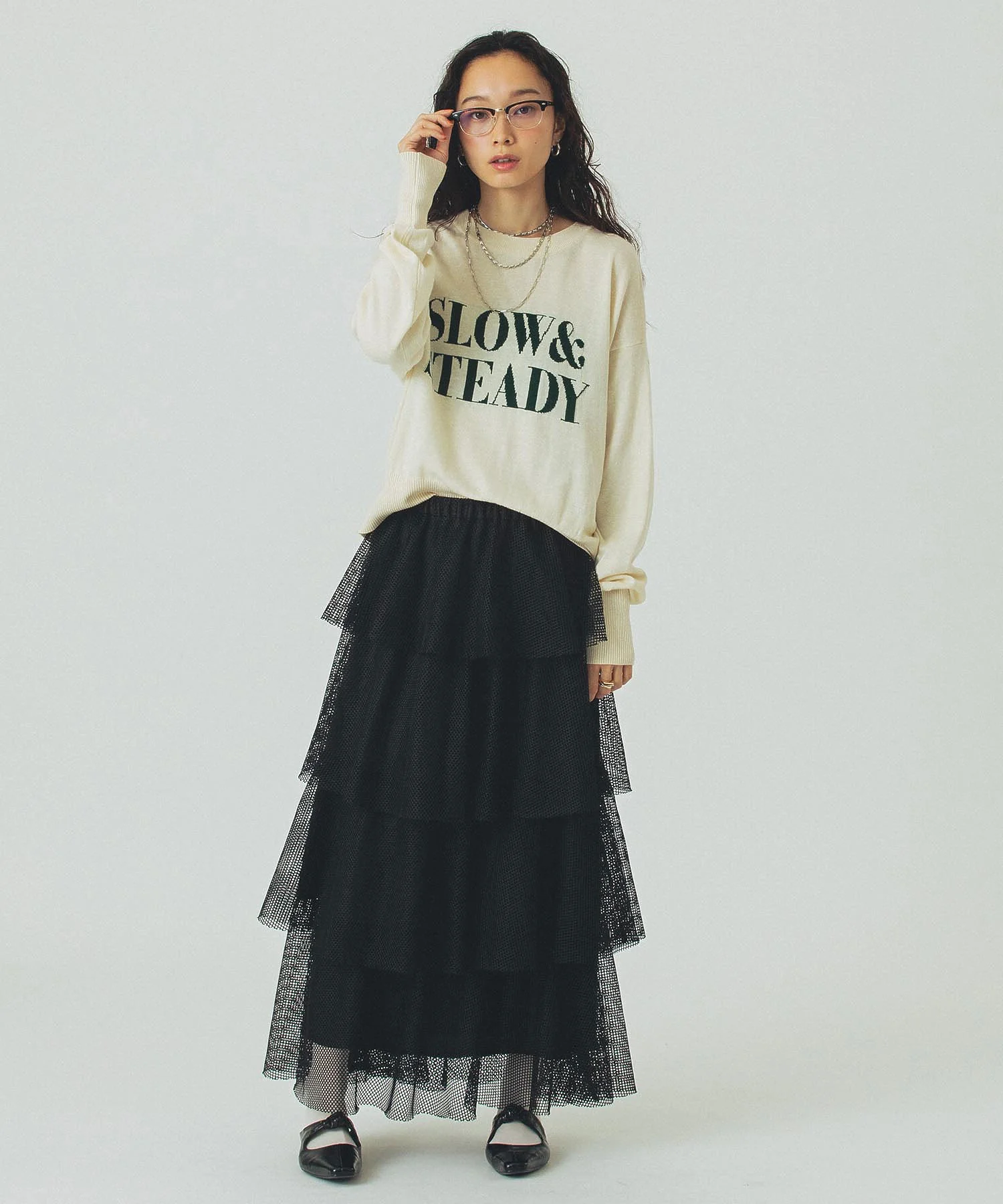 MESH TIRERD SKIRT - Image 12