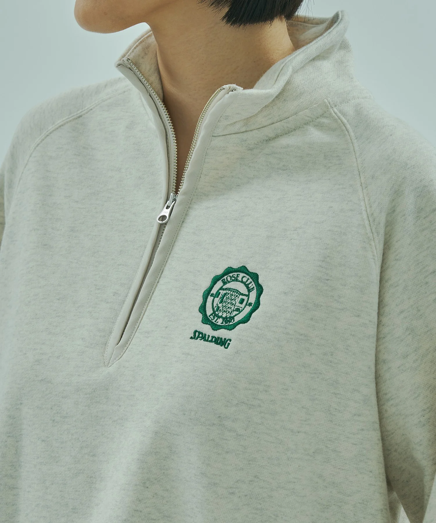 SPALDING x ROSE BUD ATHLETIC CLUB HALF ZIP - Image 11