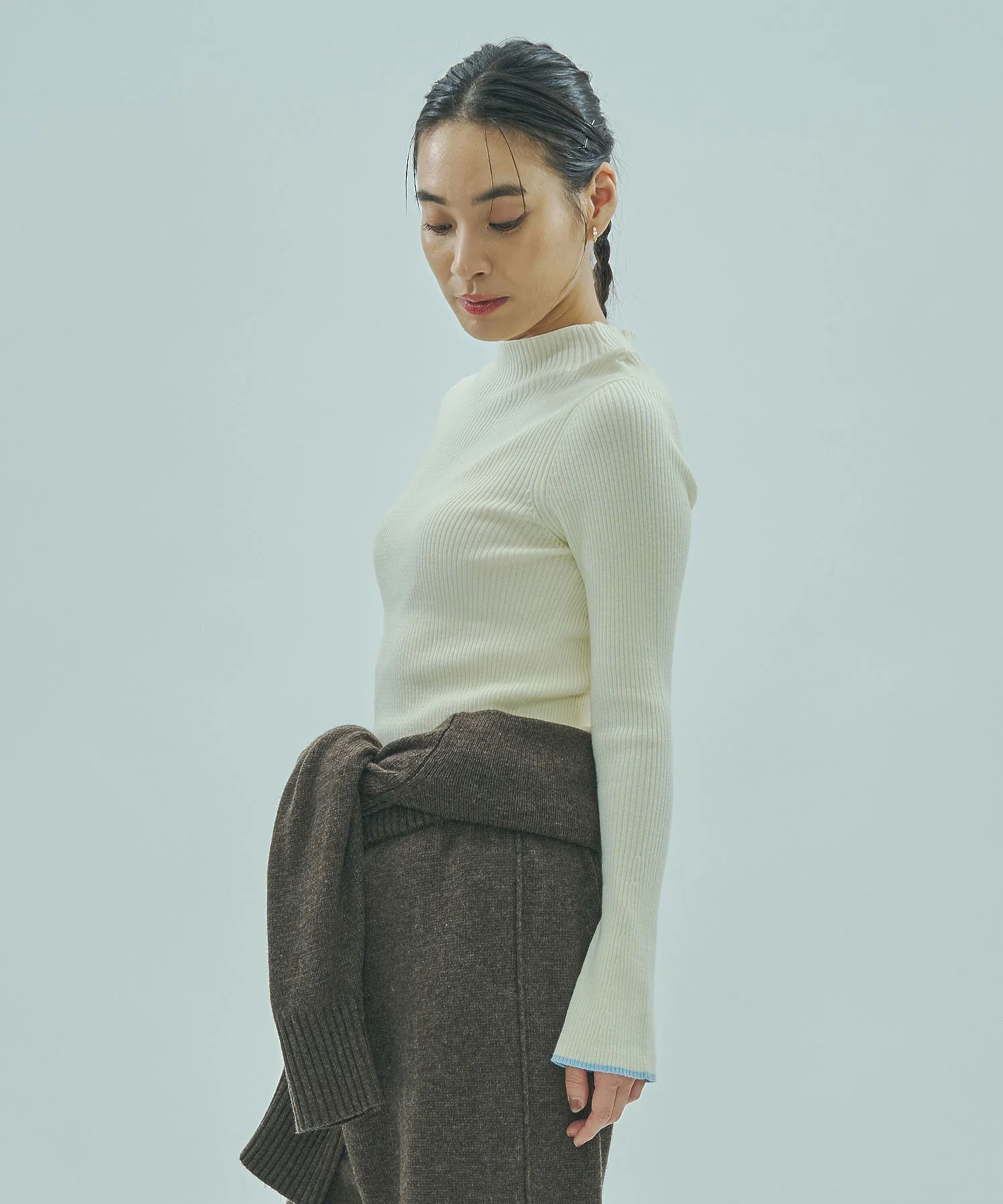 BASIC RIB KNIT TOP - Image 6