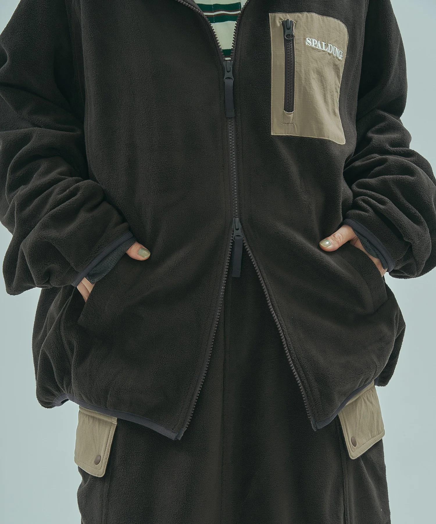 SPALDING x ROSE BUD FLEECE JACKET - Image 24