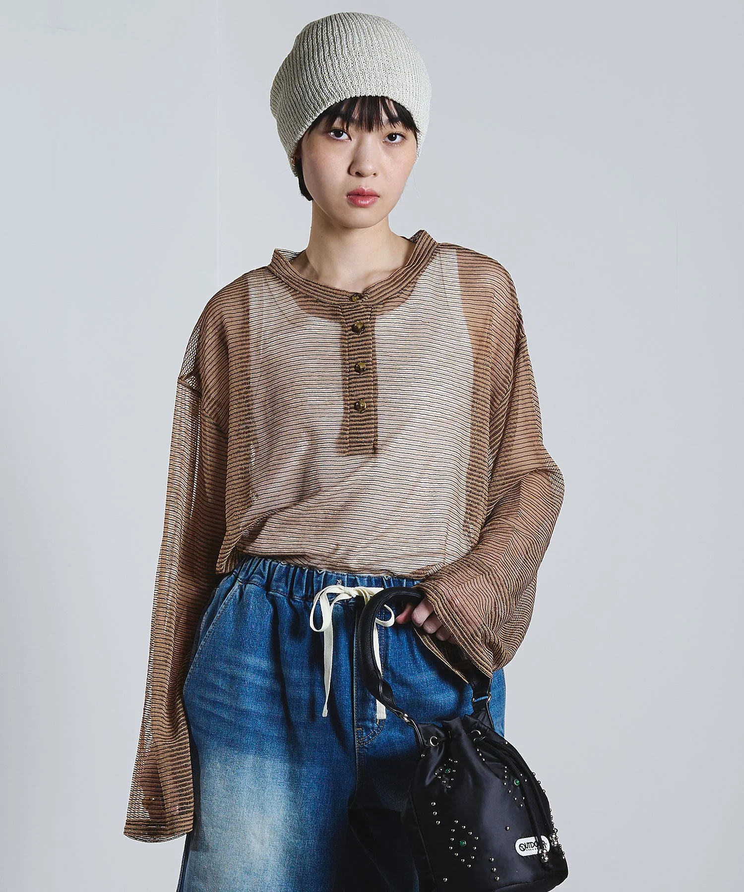 SHEER STRIPS PULLOVER - Image 25