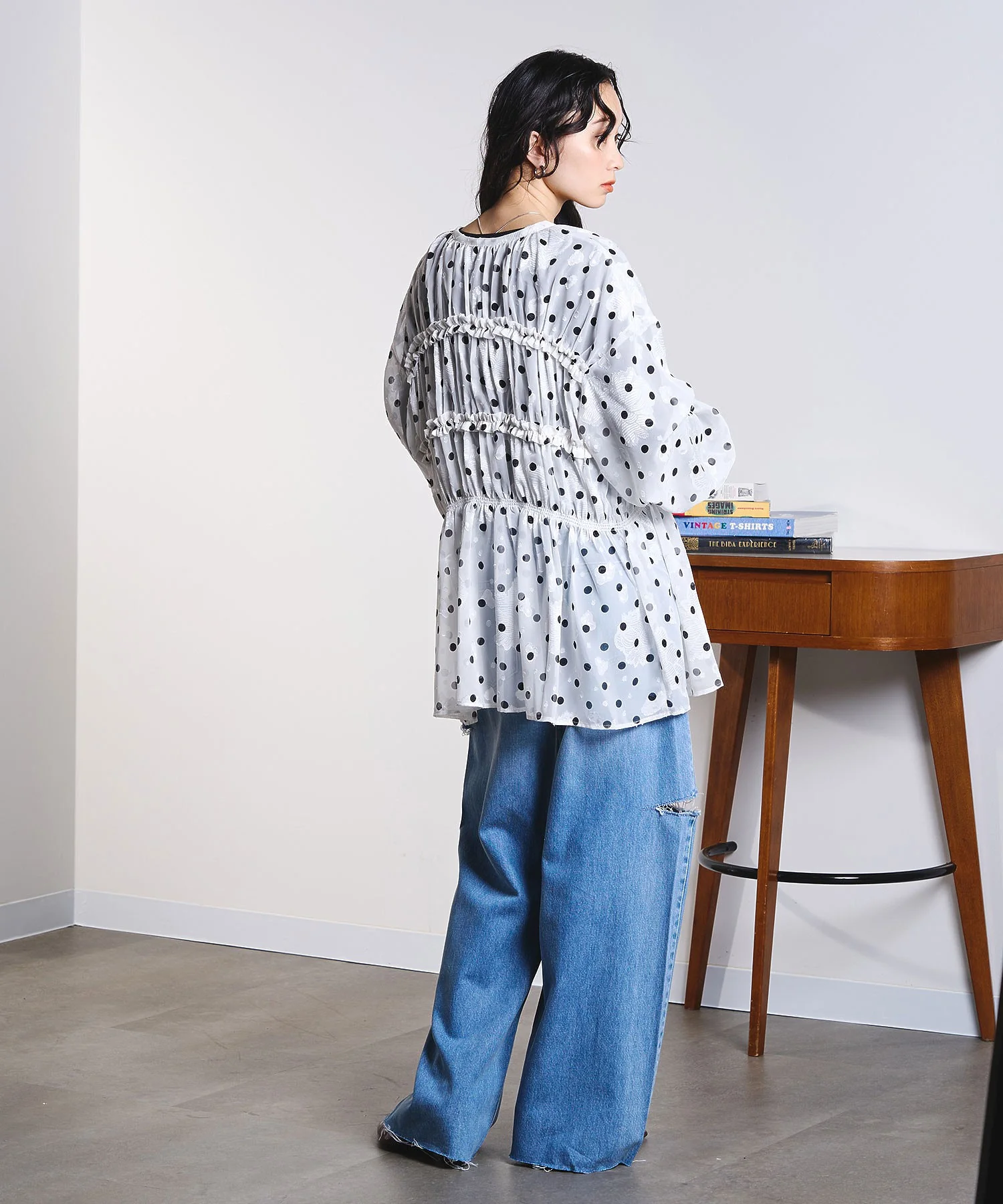 SLIT DENIM PANTS - Image 20