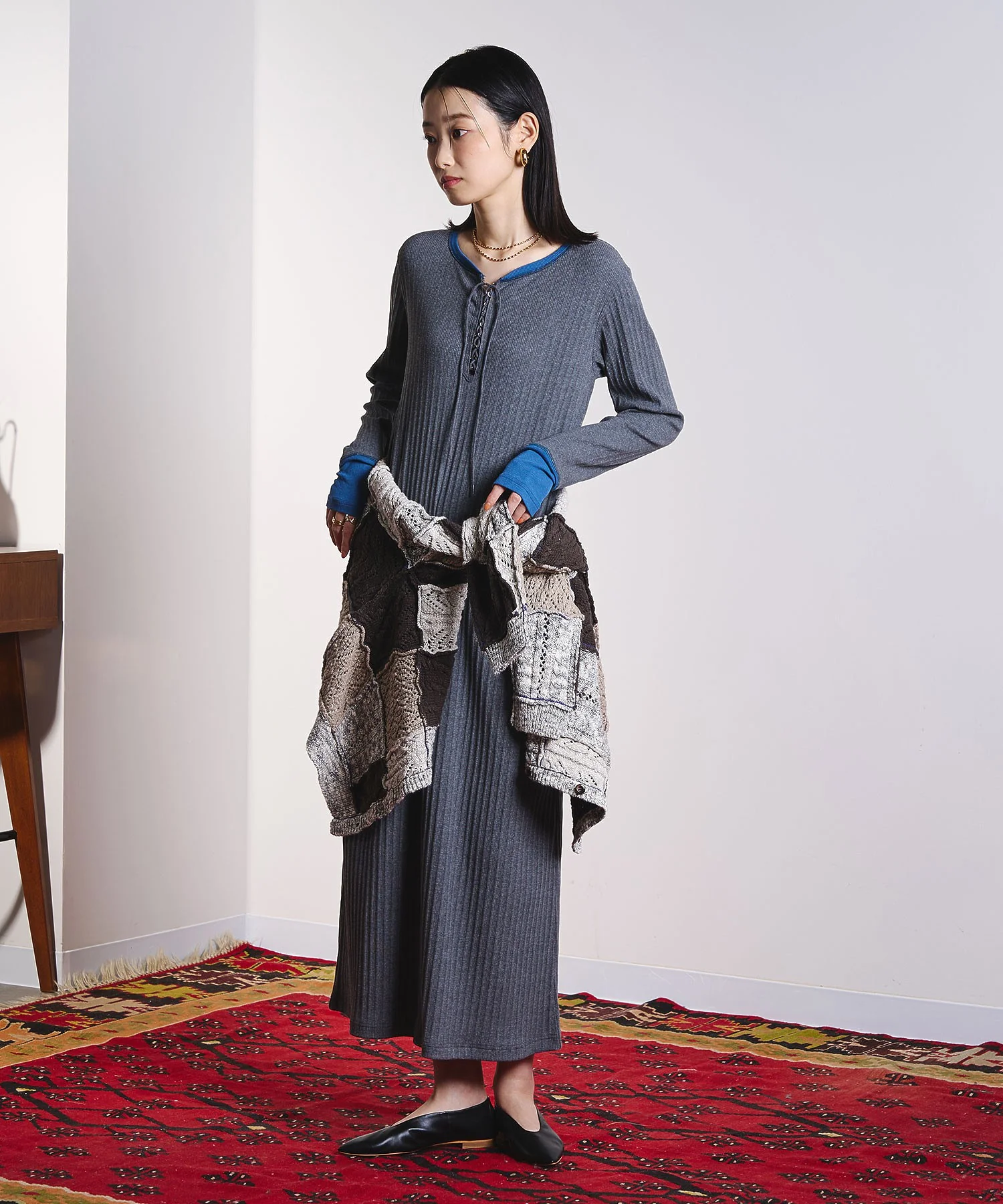 LACEUP CUT DRESS - Image 28