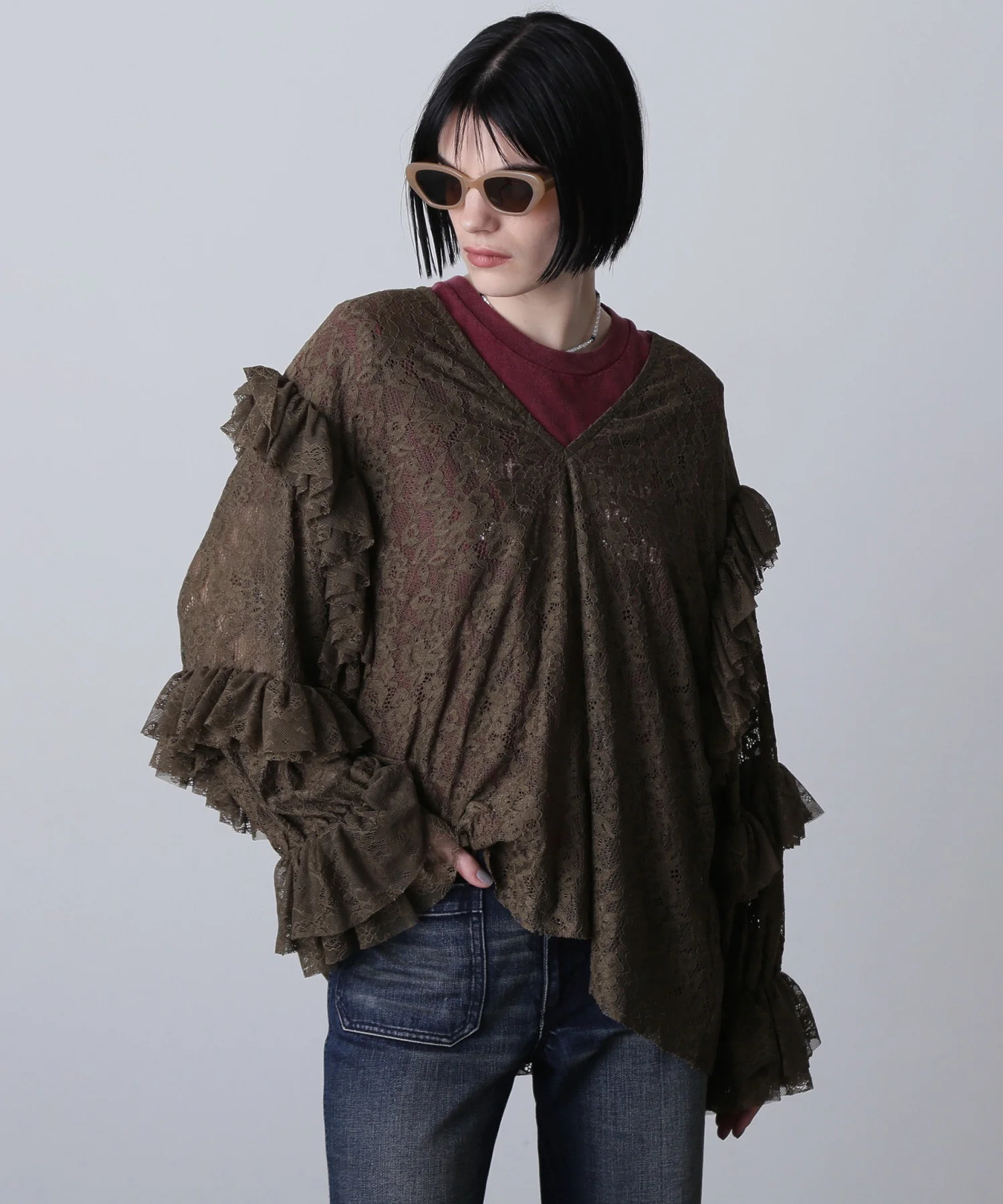 CREOLME/レースフリルプルオーバー - Image 16