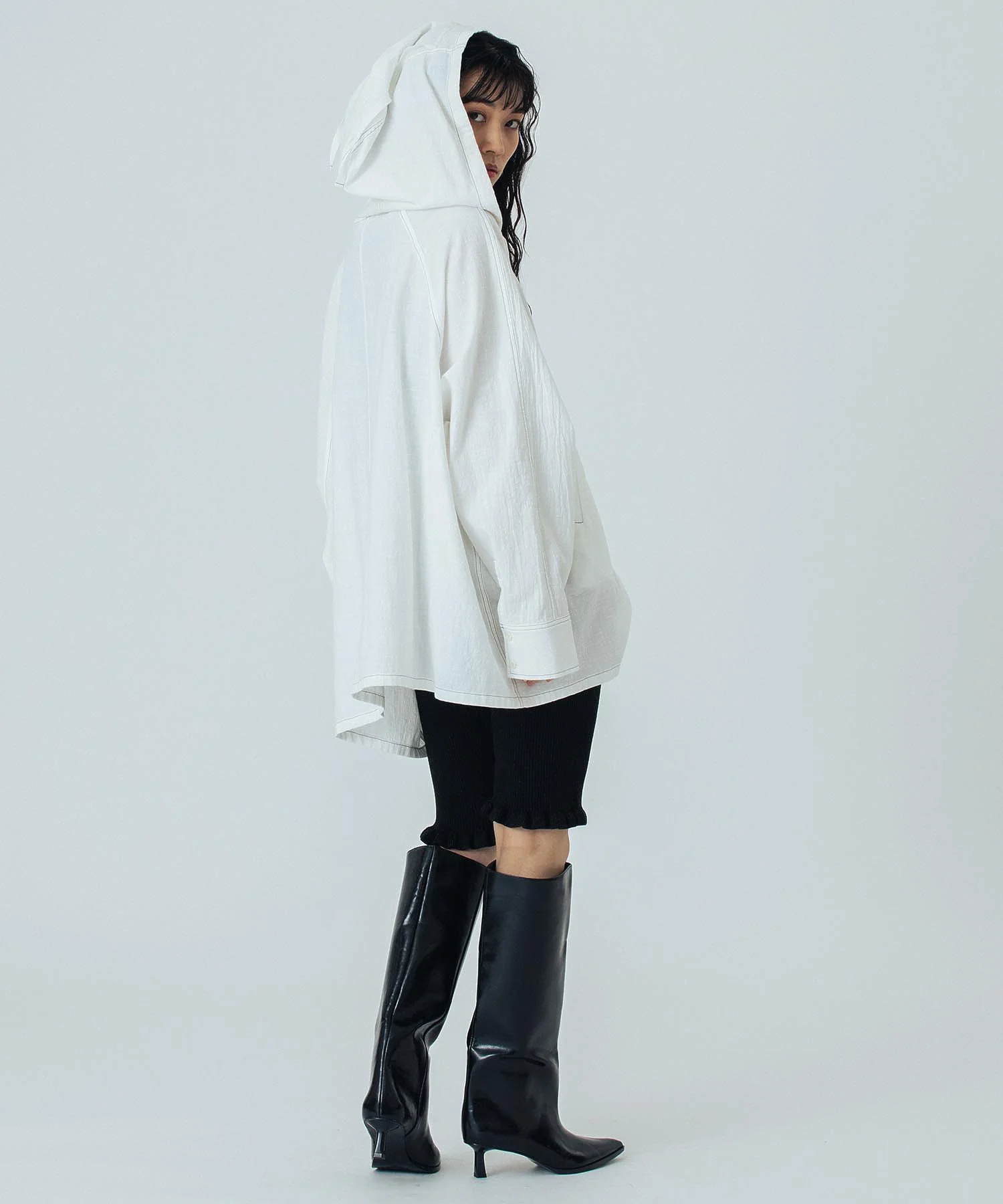 CREOLME/HOODED BIG SHIRT - Image 12