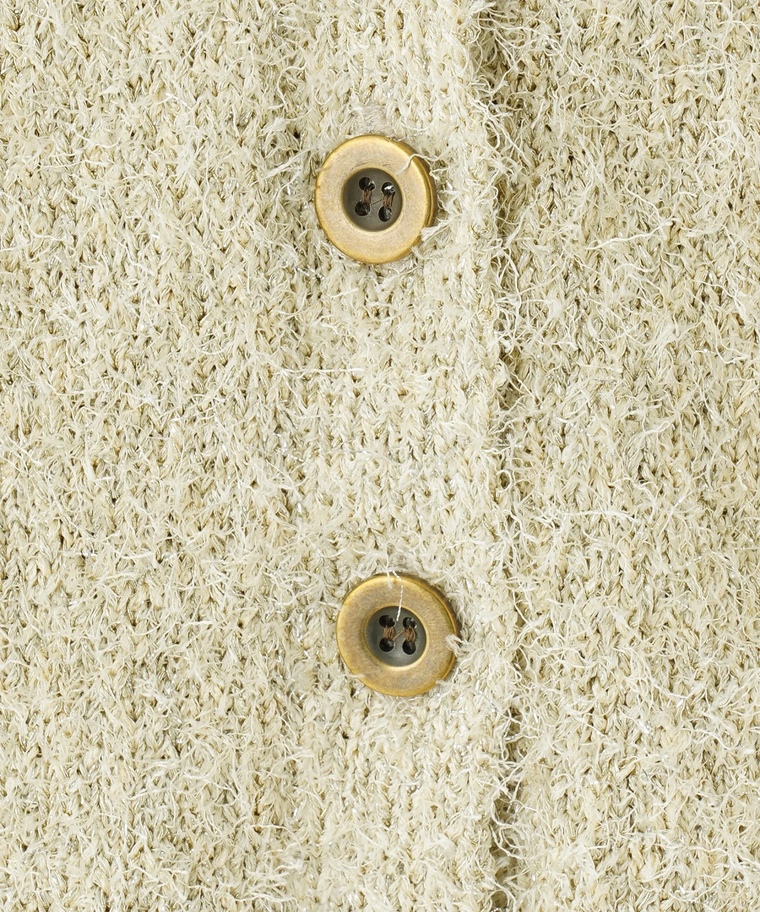 CREOLME/LAME FEATHER KNIT CARDIGAN - Image 6