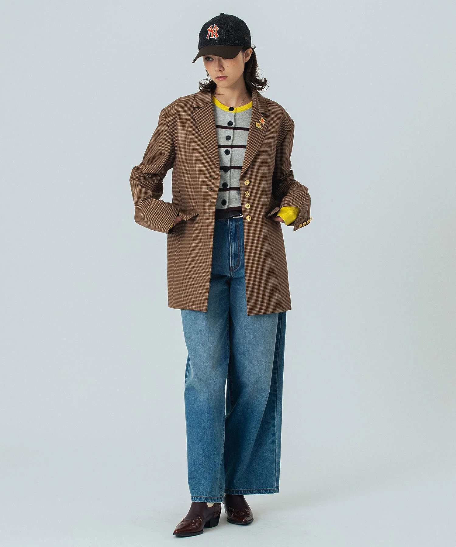 CREOLME/CHECK TAILORED JACKET - Image 13