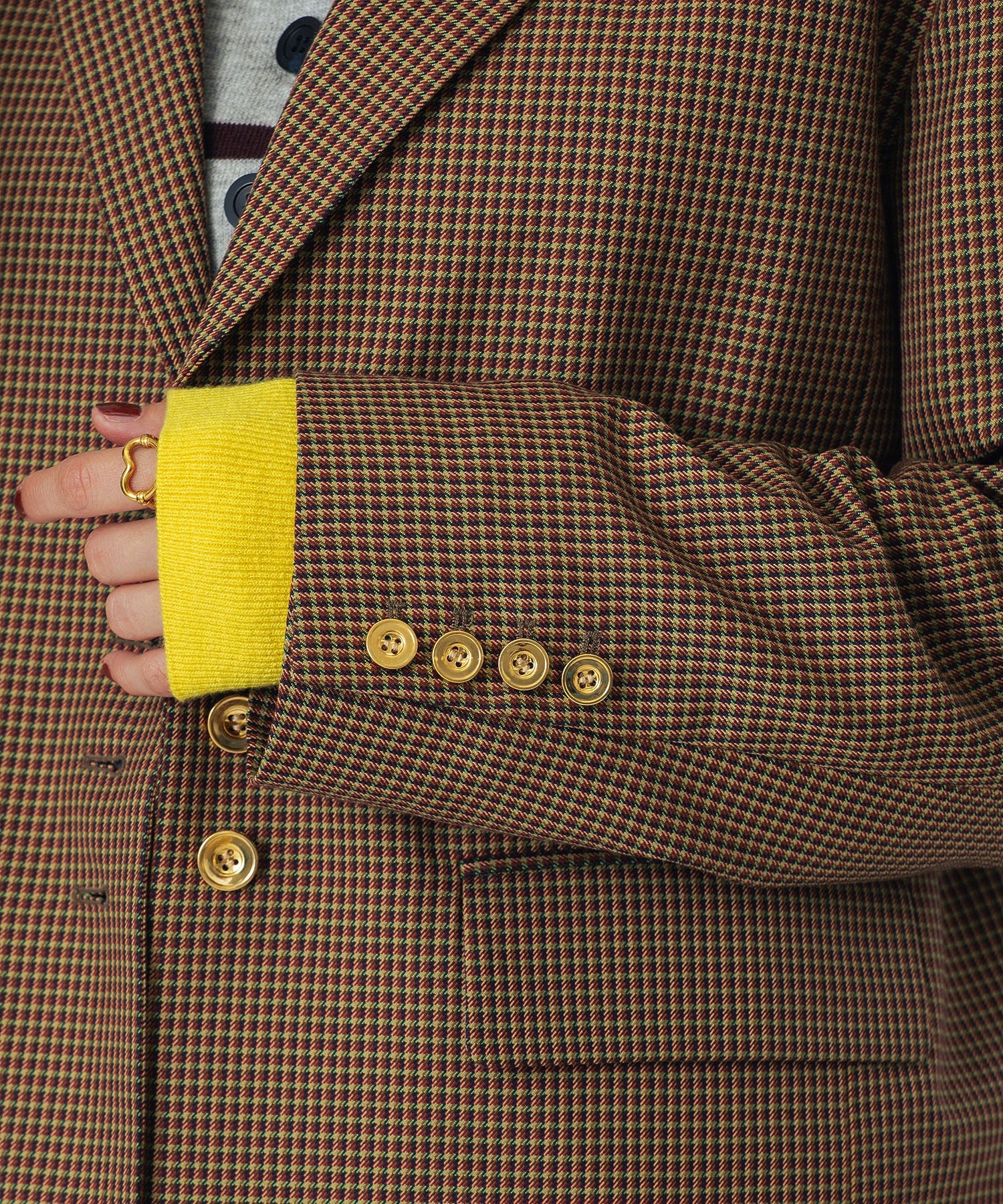 CREOLME/CHECK TAILORED JACKET - Image 7
