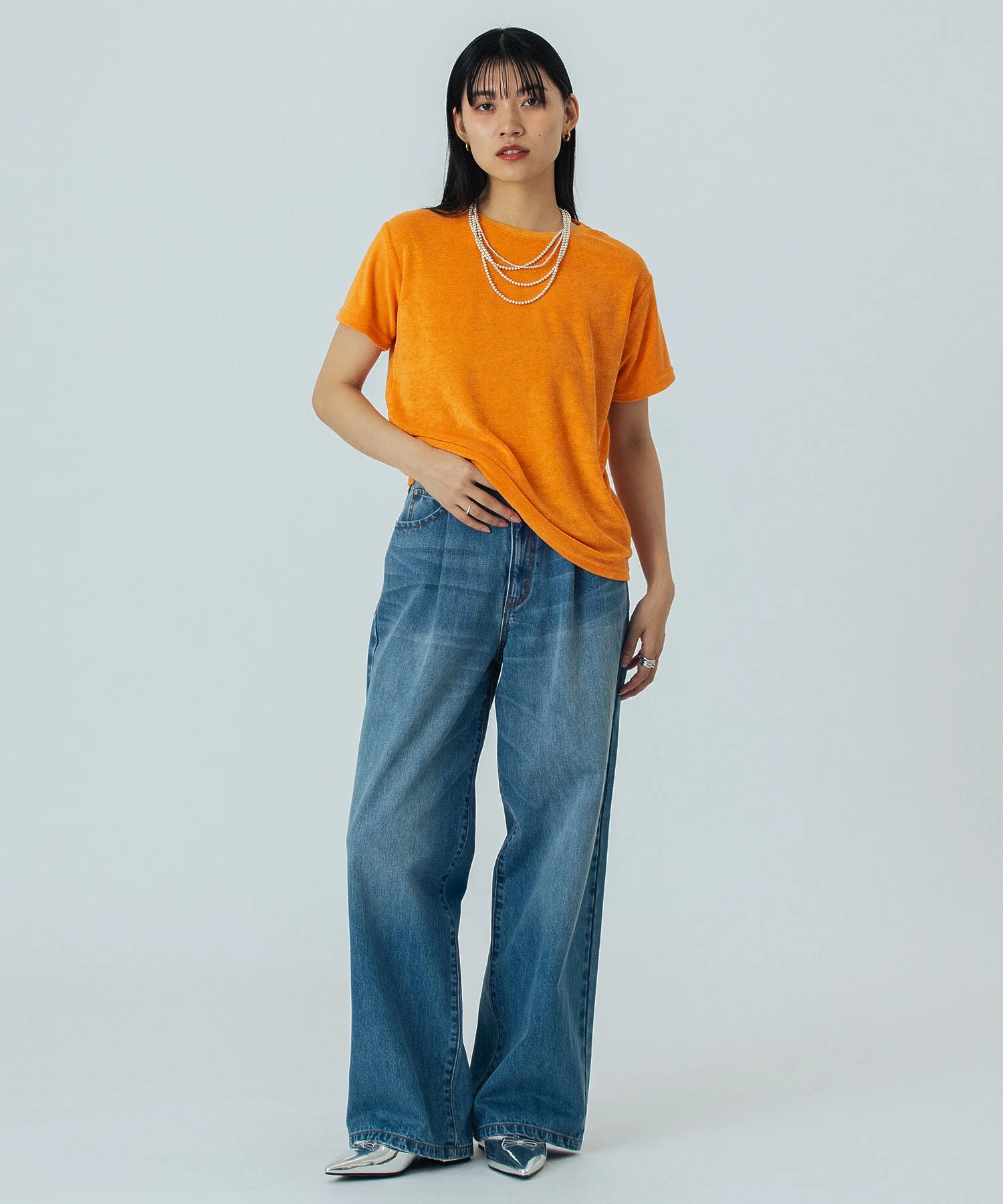 CREOLME/WIDE DENIM PANTS - Image 35