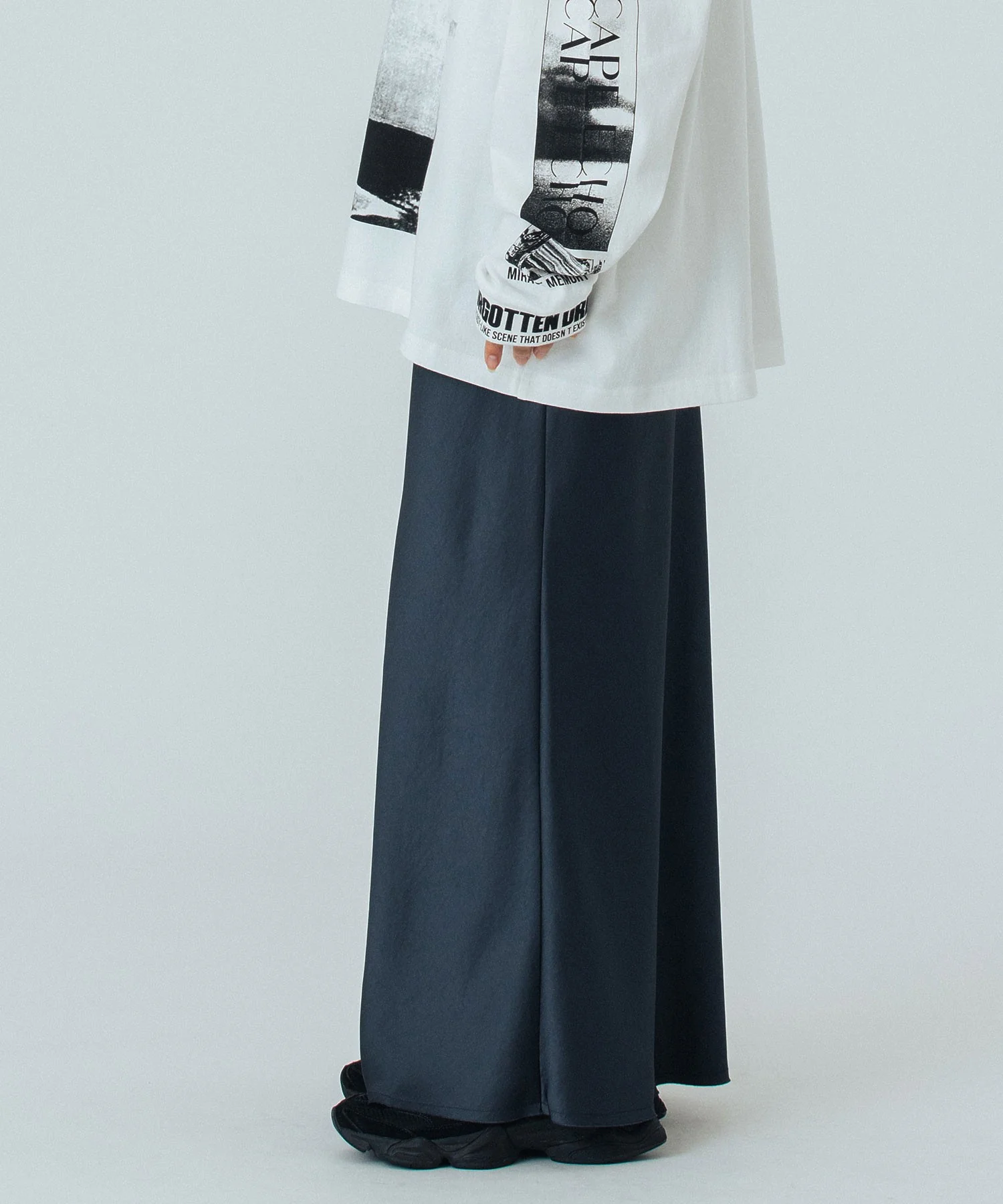 CREOLME/SATIN LONG SKIRT - Image 31
