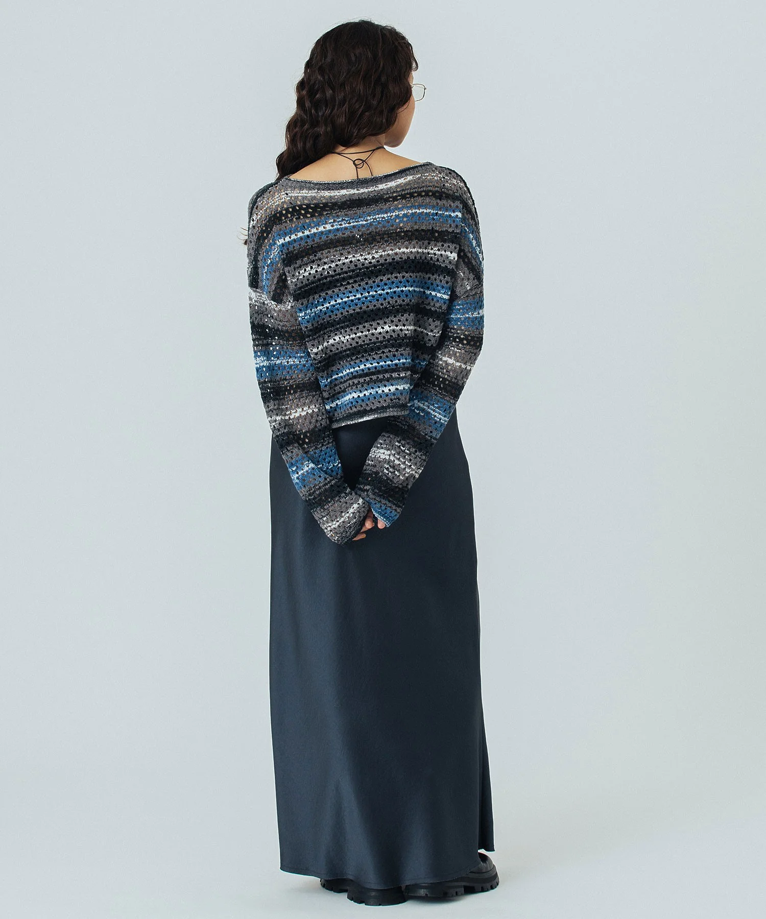 CREOLME/SATIN LONG SKIRT - Image 60