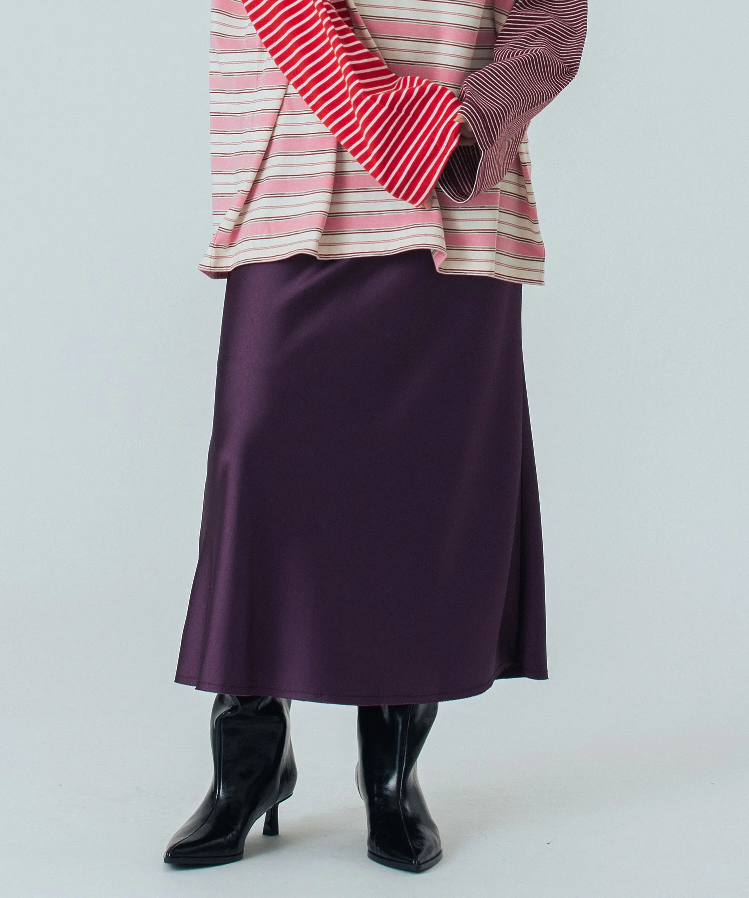 CREOLME/SATIN LONG SKIRT - Image 68