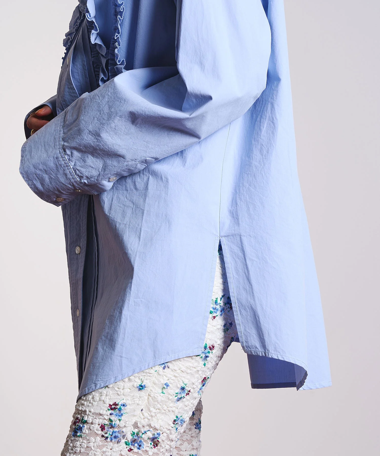 CREOLME/COTTON FRILL SHIRT - Image 17