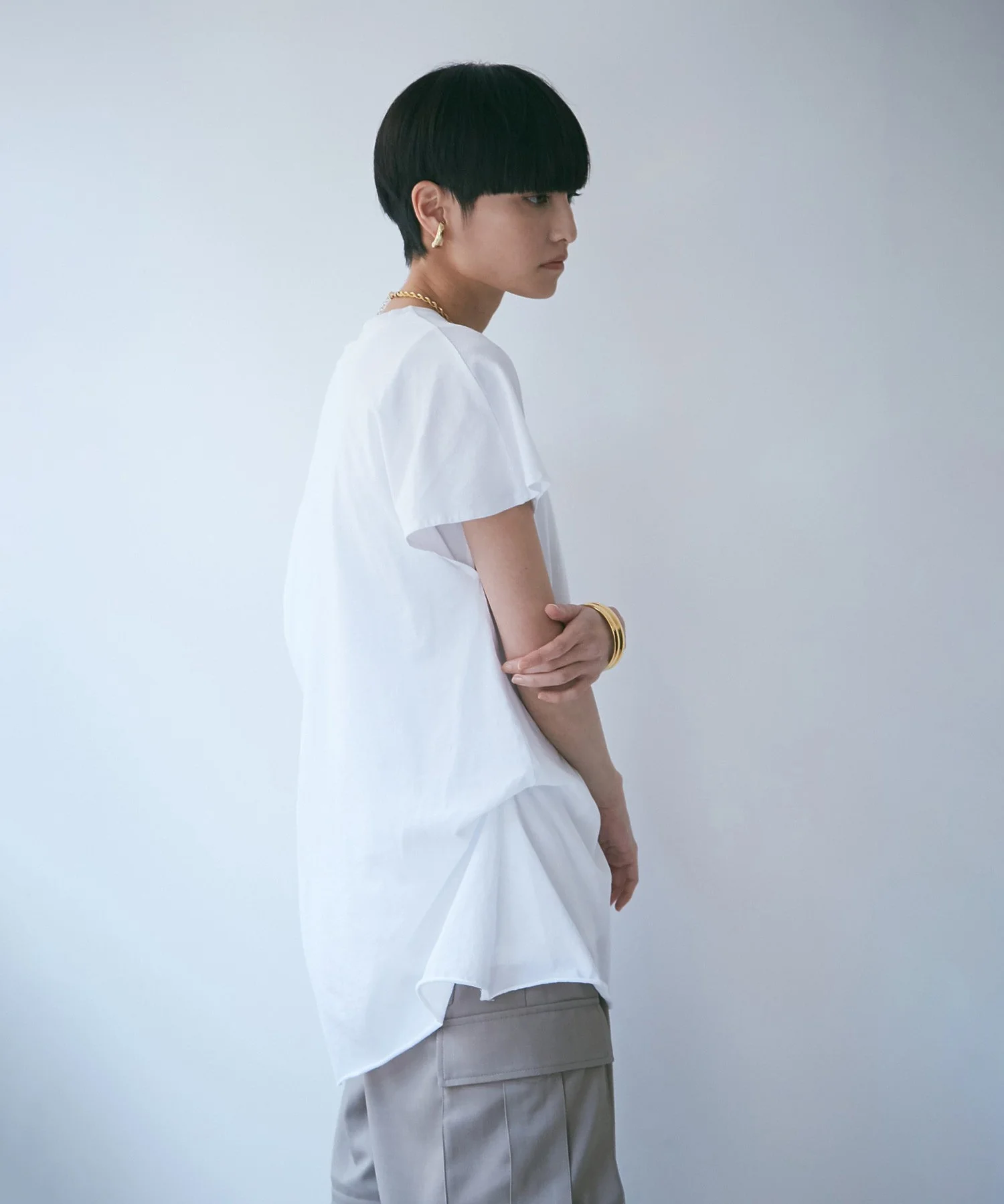 GENE HEAVENS/アシメトリーデザイン カットソー - Image 15