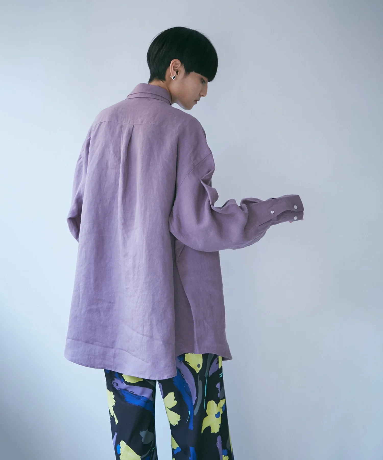 ボタンダウン ダブルネックシャツ - Image 26