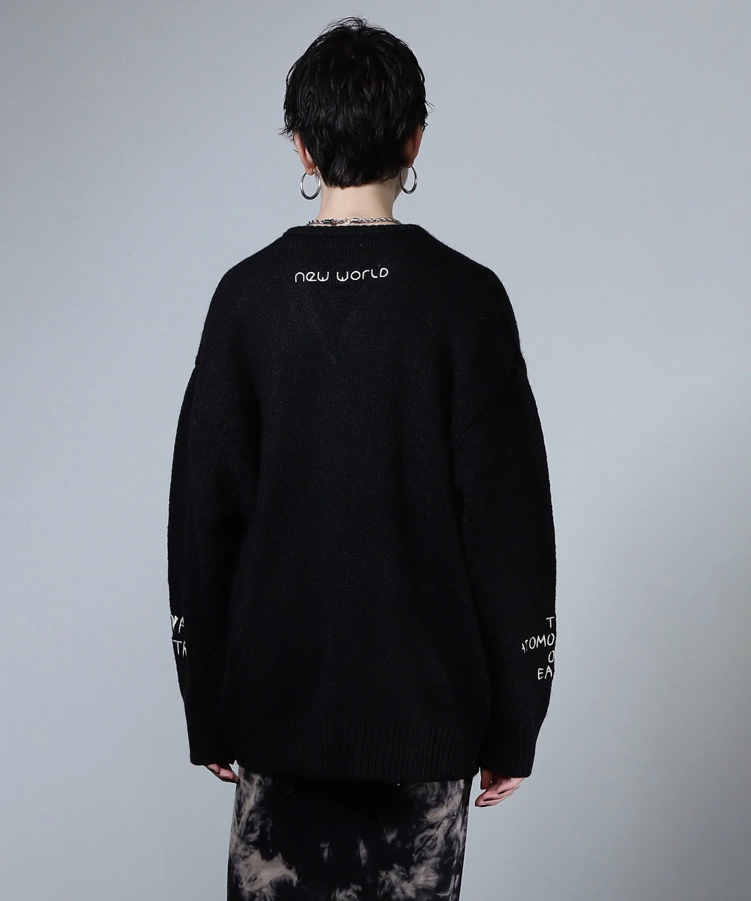 GENE HEAVENS/エンブロイダリー カレッジニットカーディガン - Image 10