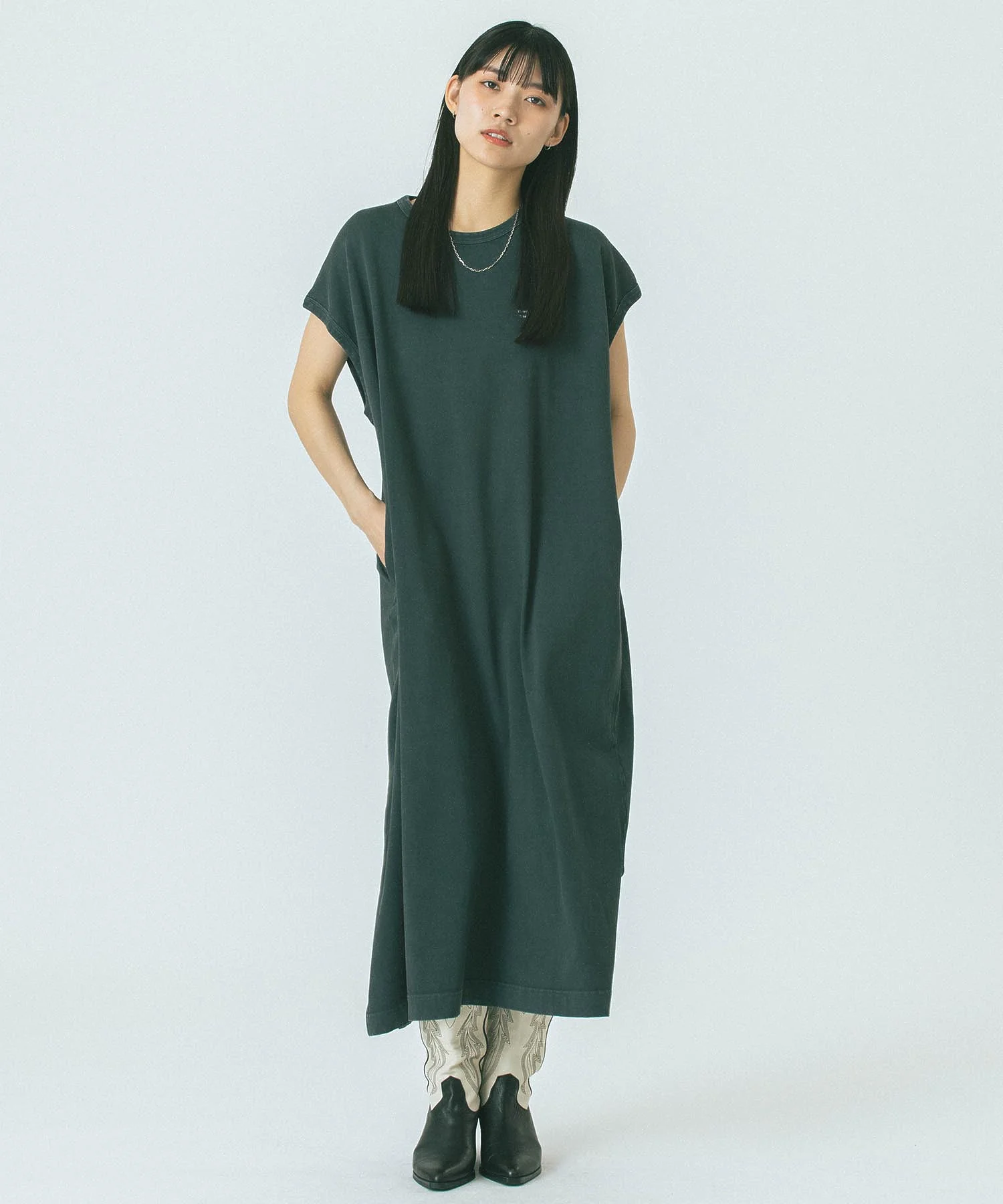 THOUSAND MILE x GENE HEAVENS/COLLABORATION TEE DRESS - Image 16