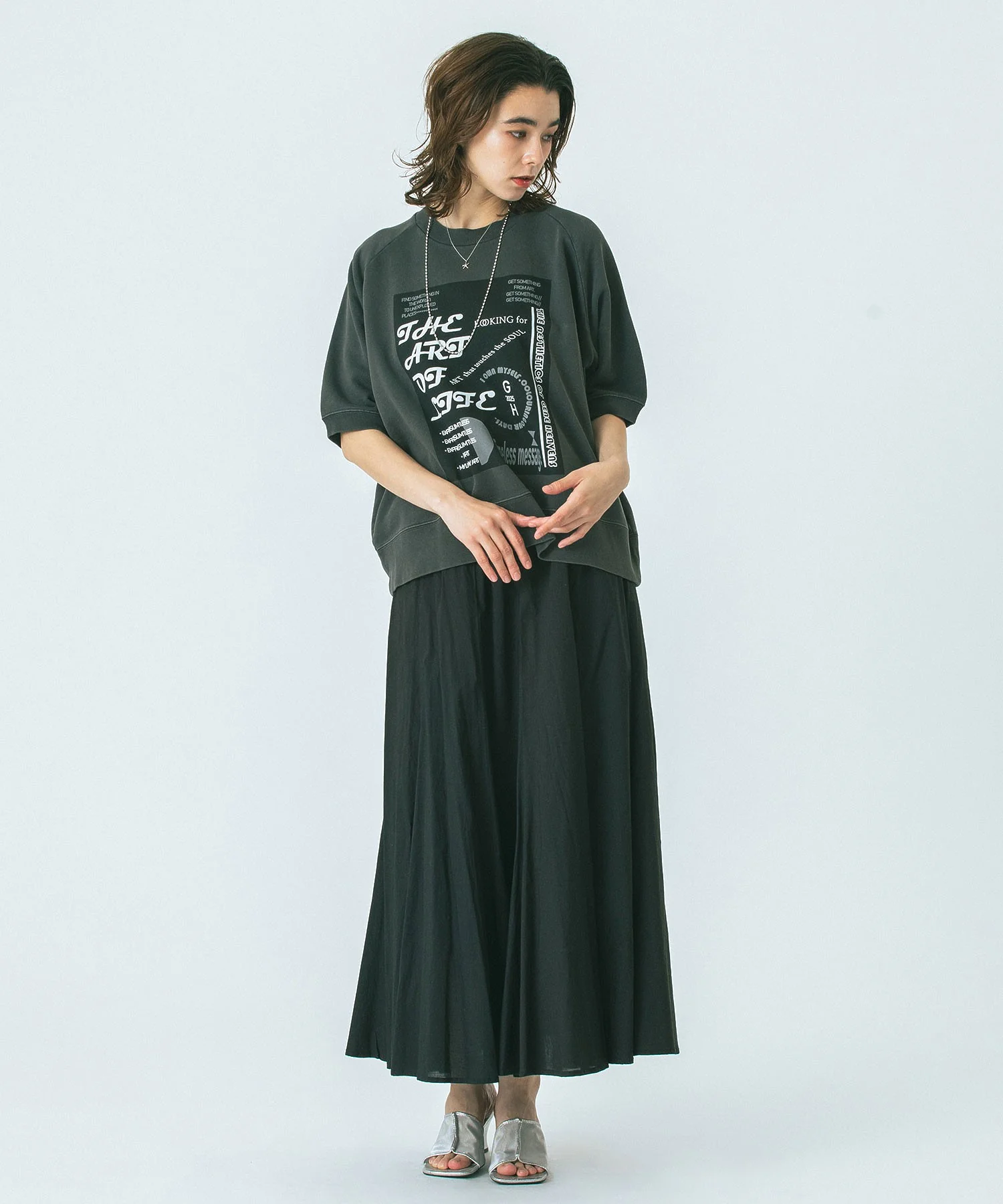 GENE HEAVENS/HALF SLEEVE GRAPHIC SWEAT - Image 11