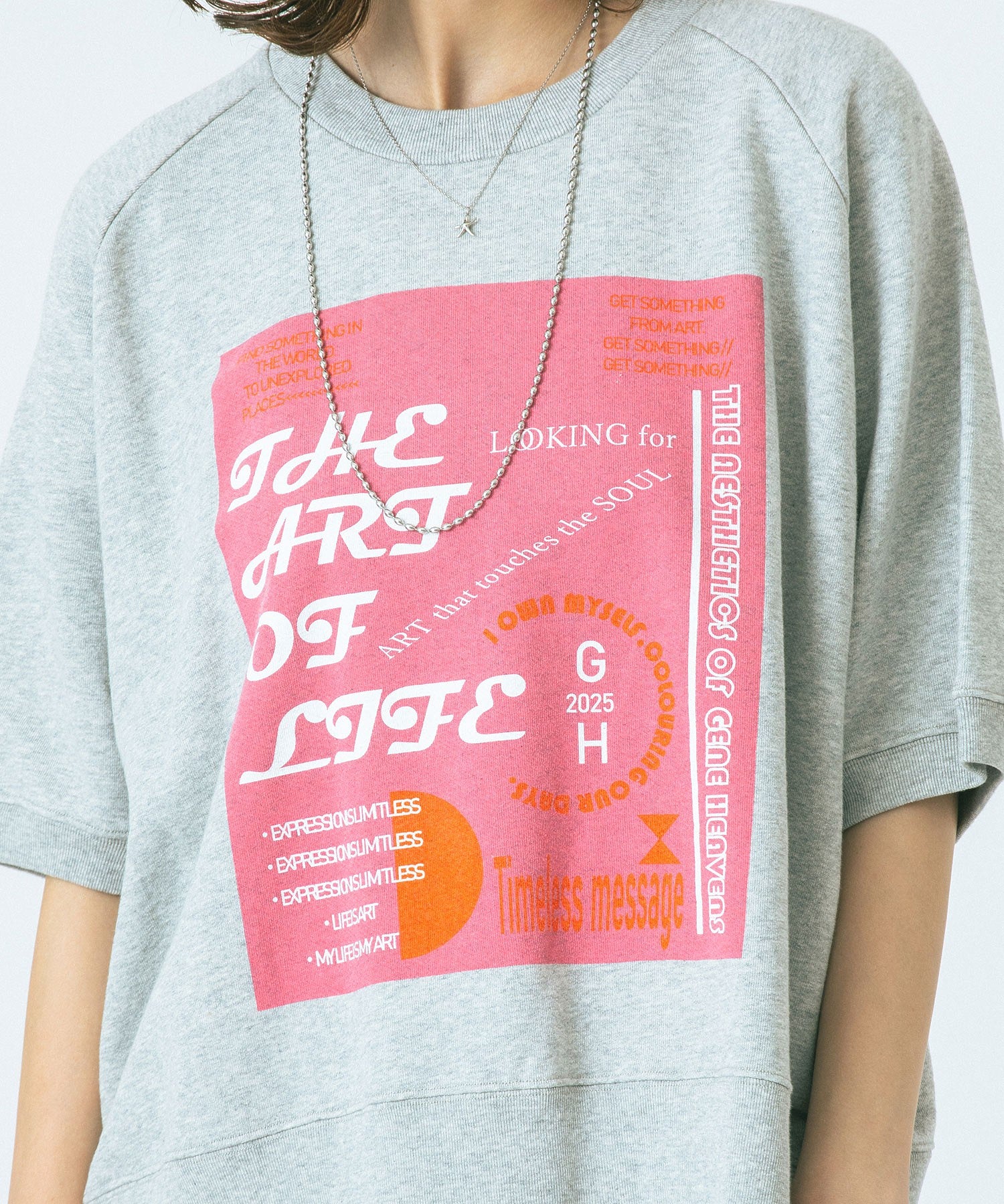 GENE HEAVENS/HALF SLEEVE GRAPHIC SWEAT - Image 18