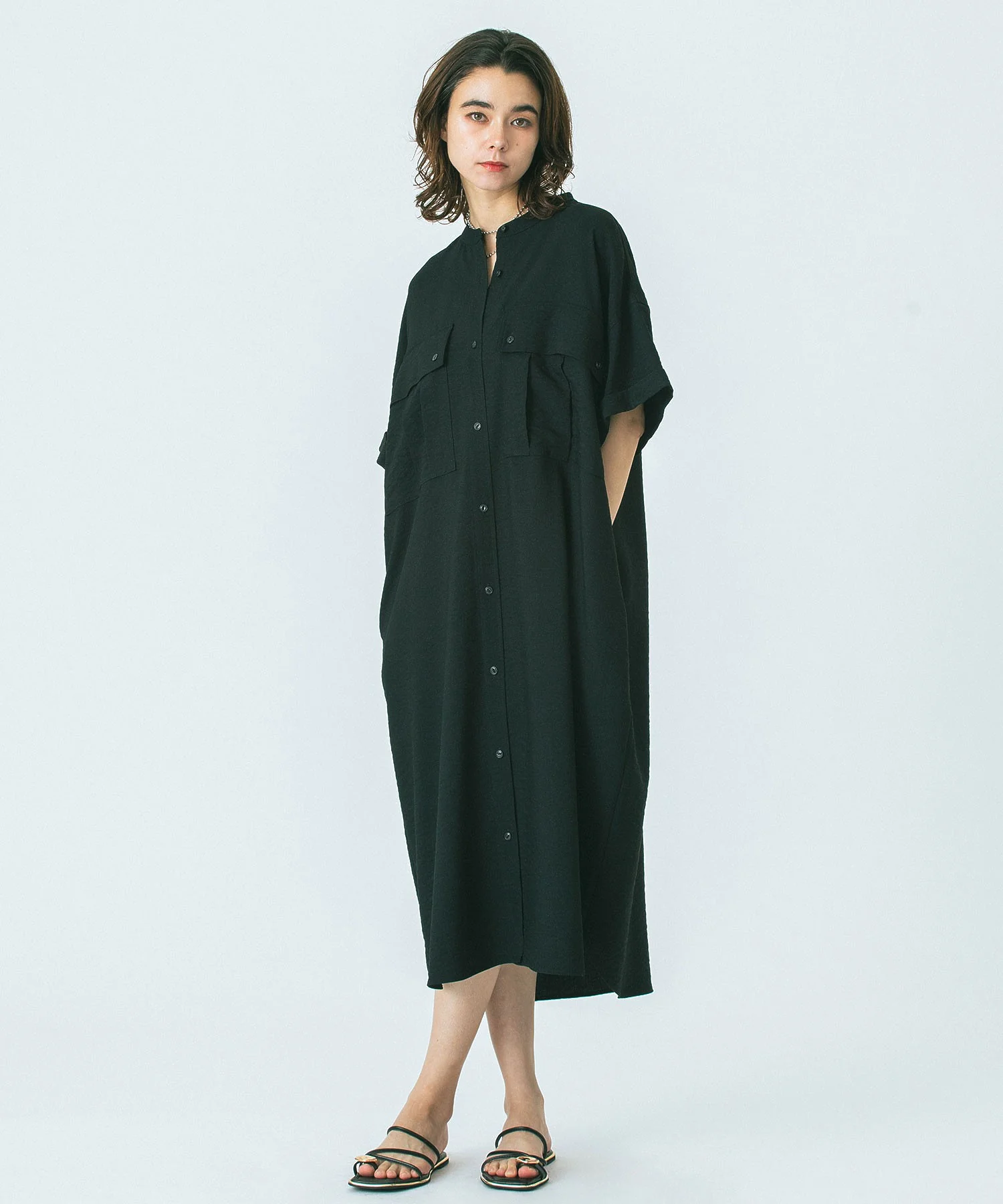 GENE HEAVENS/WORK POCKET SHIRT DRESS - Image 15