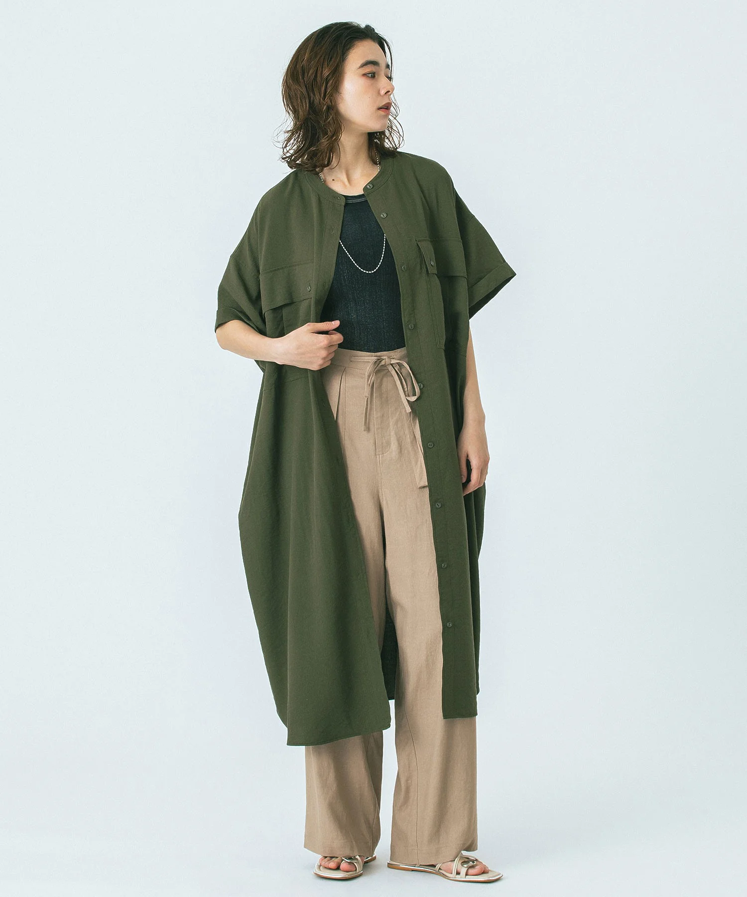 GENE HEAVENS/WORK POCKET SHIRT DRESS - Image 24
