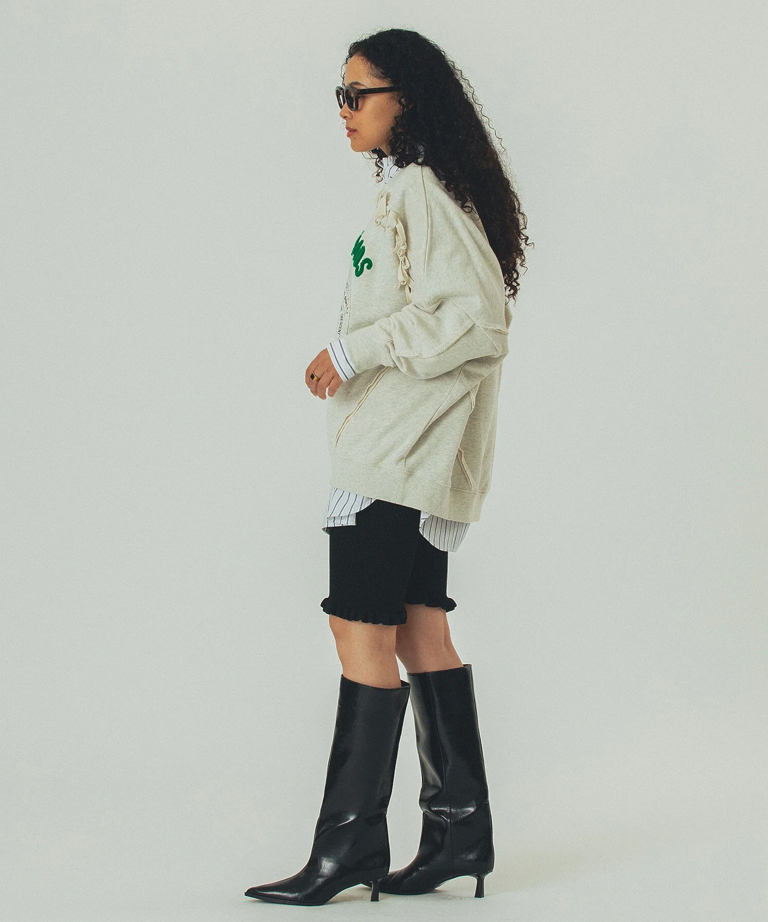 GENE HEAVENS/EMBROIDERY PRINT FRINGE SWEAT - Image 22