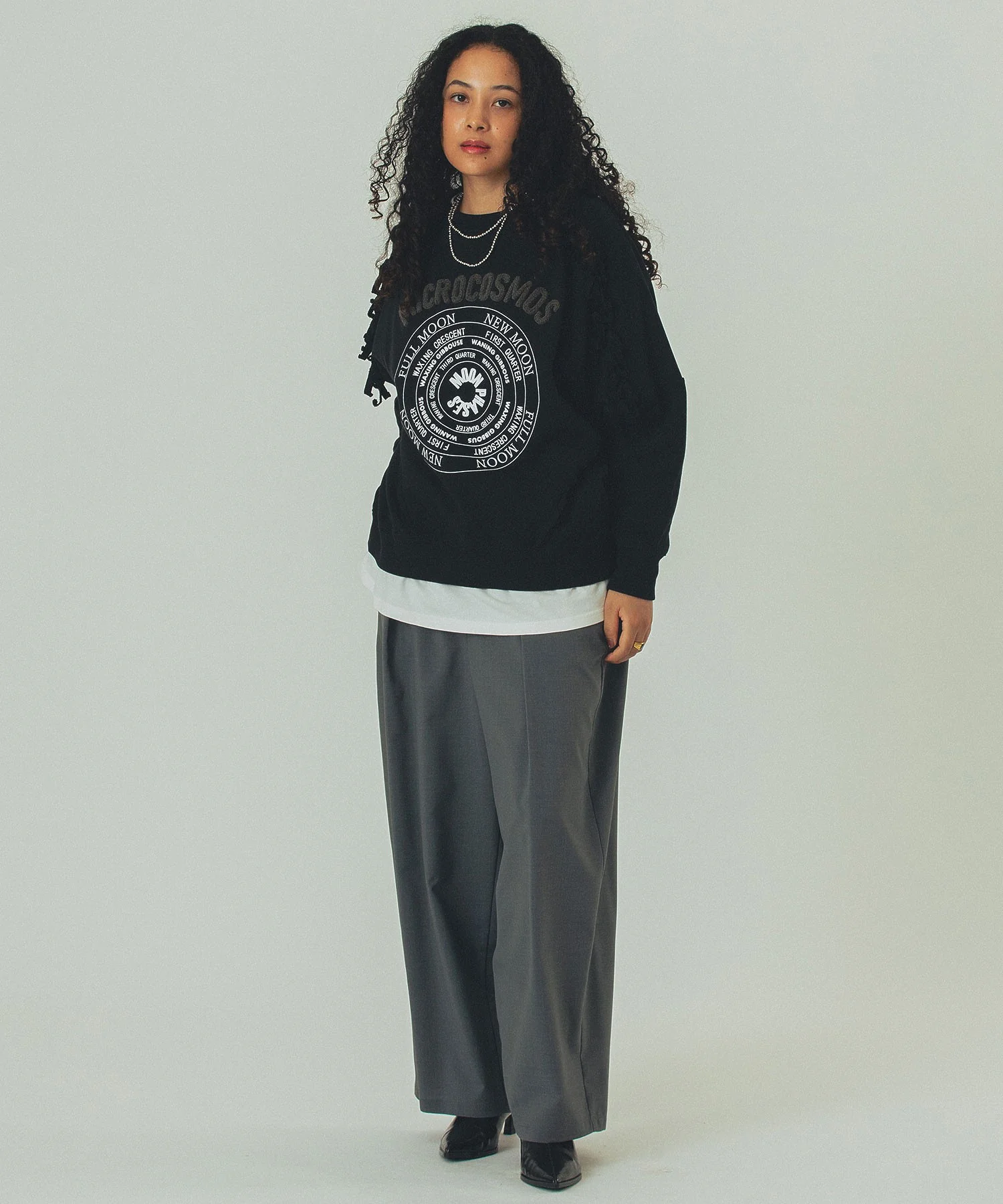GENE HEAVENS/EMBROIDERY PRINT FRINGE SWEAT - Image 30