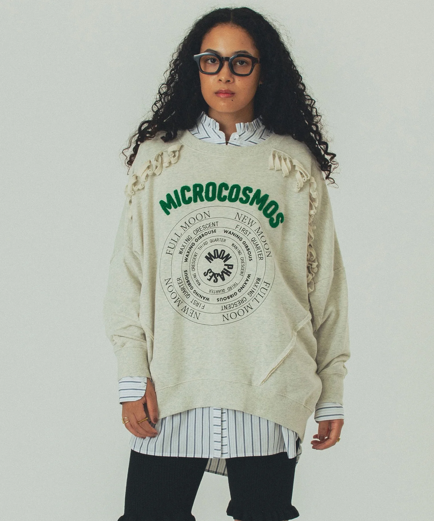 GENE HEAVENS/EMBROIDERY PRINT FRINGE SWEAT - Image 34