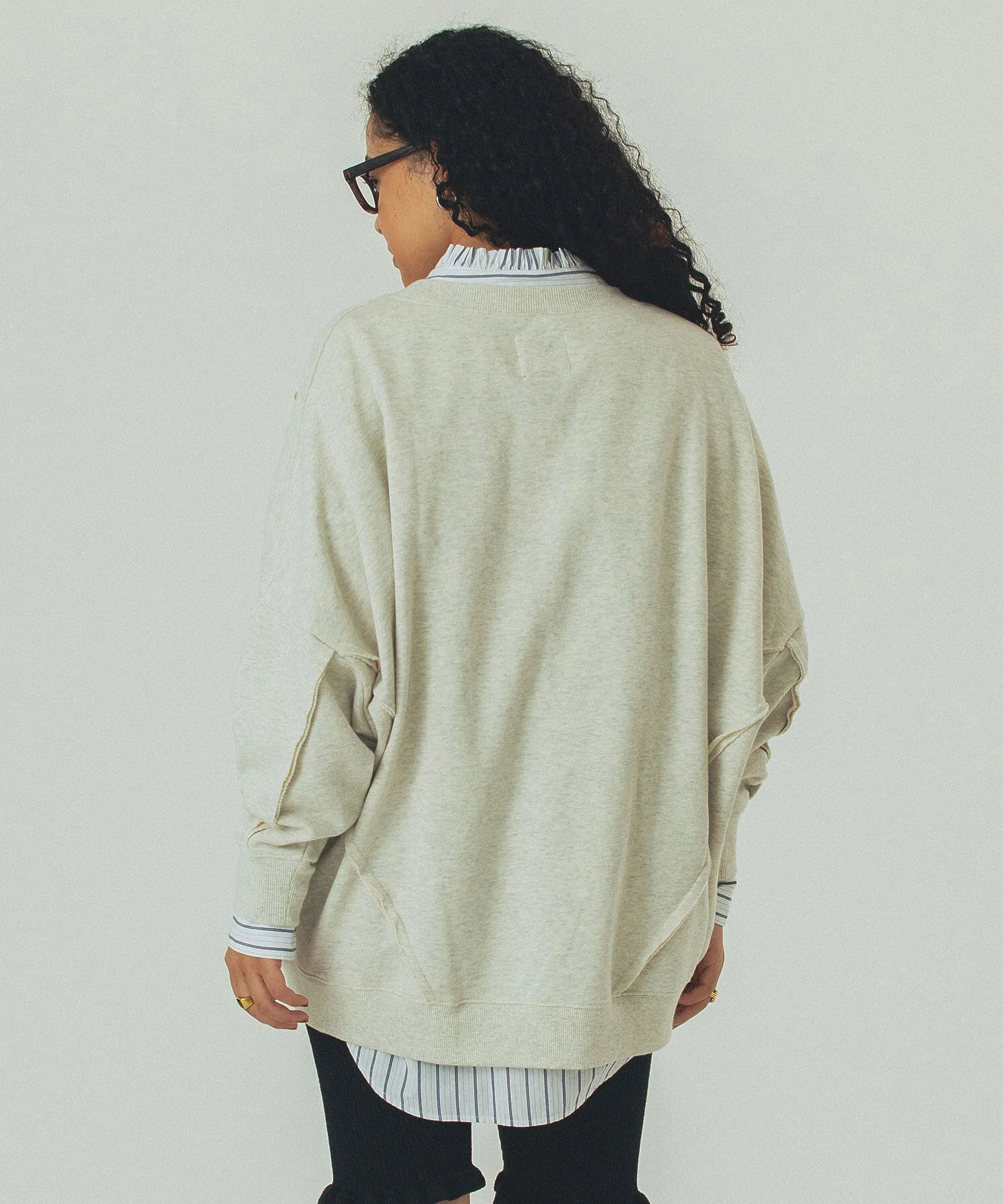 GENE HEAVENS/EMBROIDERY PRINT FRINGE SWEAT - Image 8