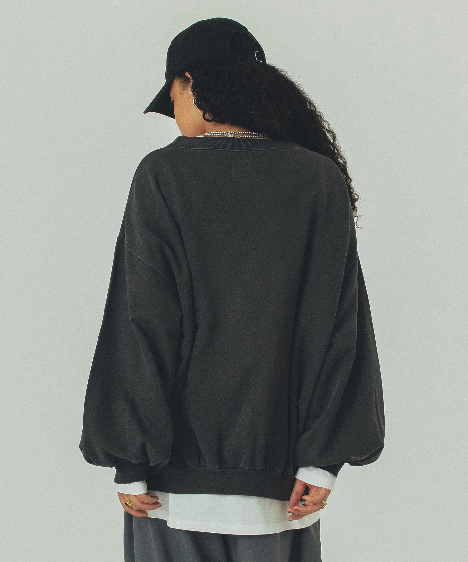 GENE HEAVENS/VOLUME SLEEVE PRINT SWEAT - Image 4
