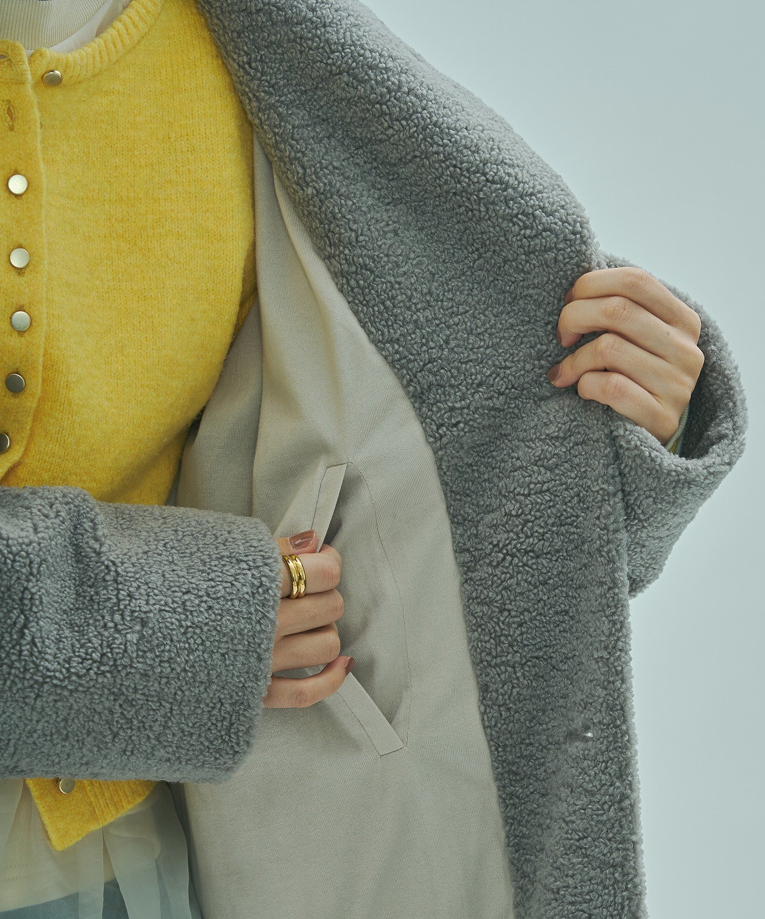 SISII x GENE HEAVENS/BOA FREECE UNISEX COAT - Image 11