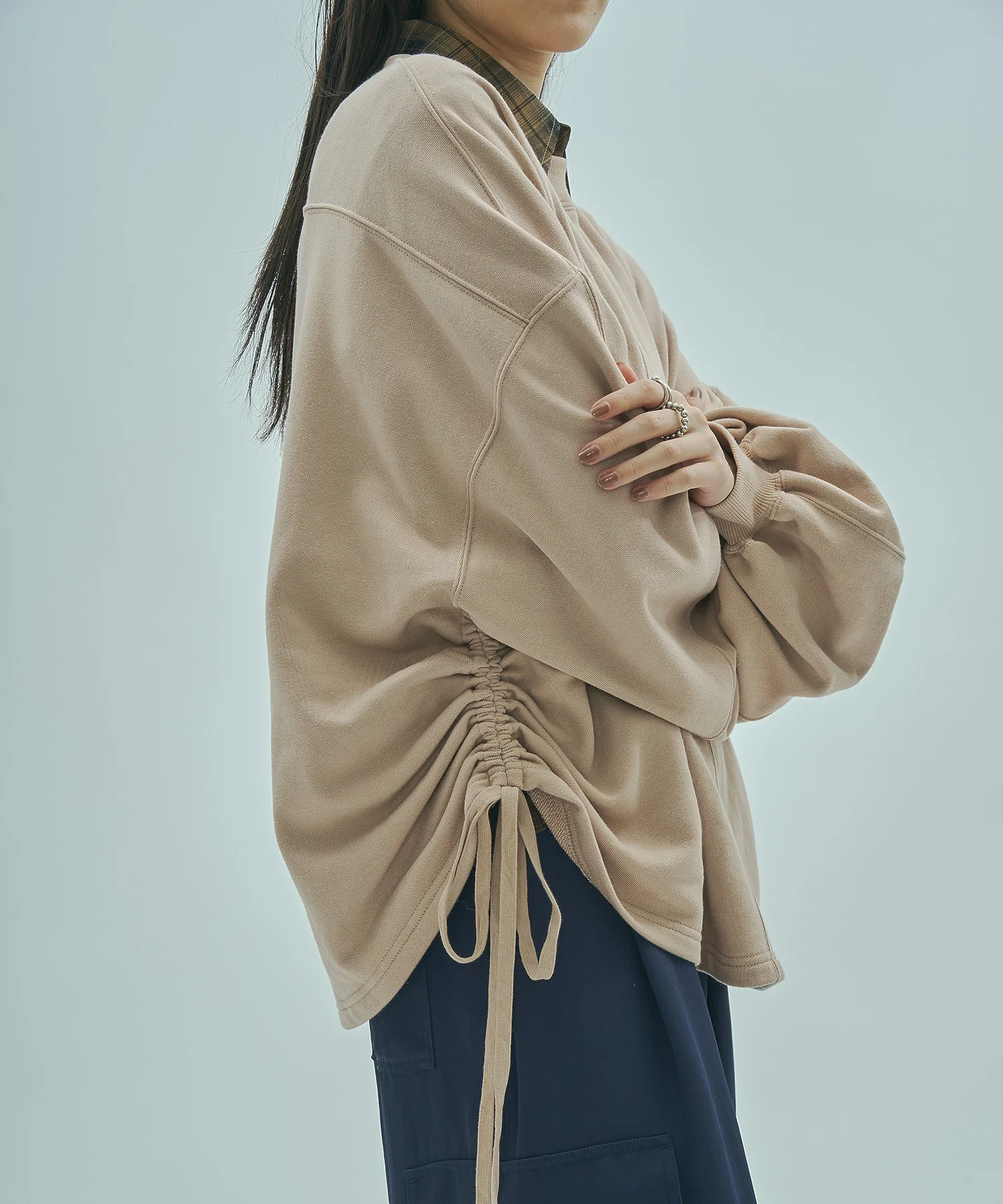 GENE HEAVENS/SIDE SHIRRING SWEAT - Image 3