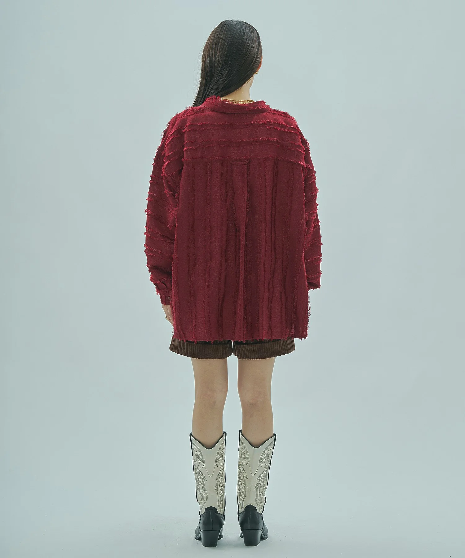 GENE HEAVENS/FRINGE DOBBY BIG SHIRT - Image 16