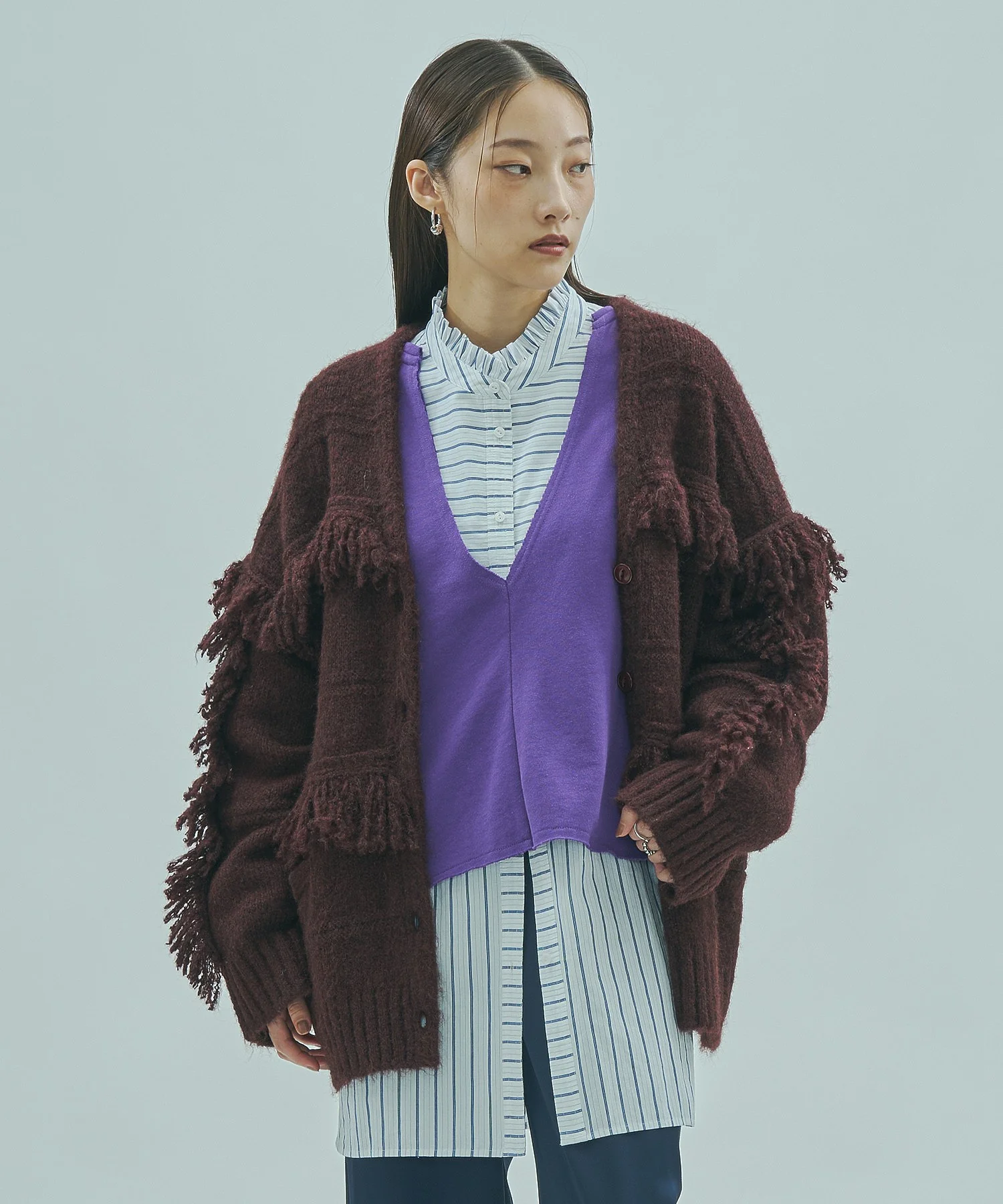 FRINGE KNIT CARDIGAN - Image 6