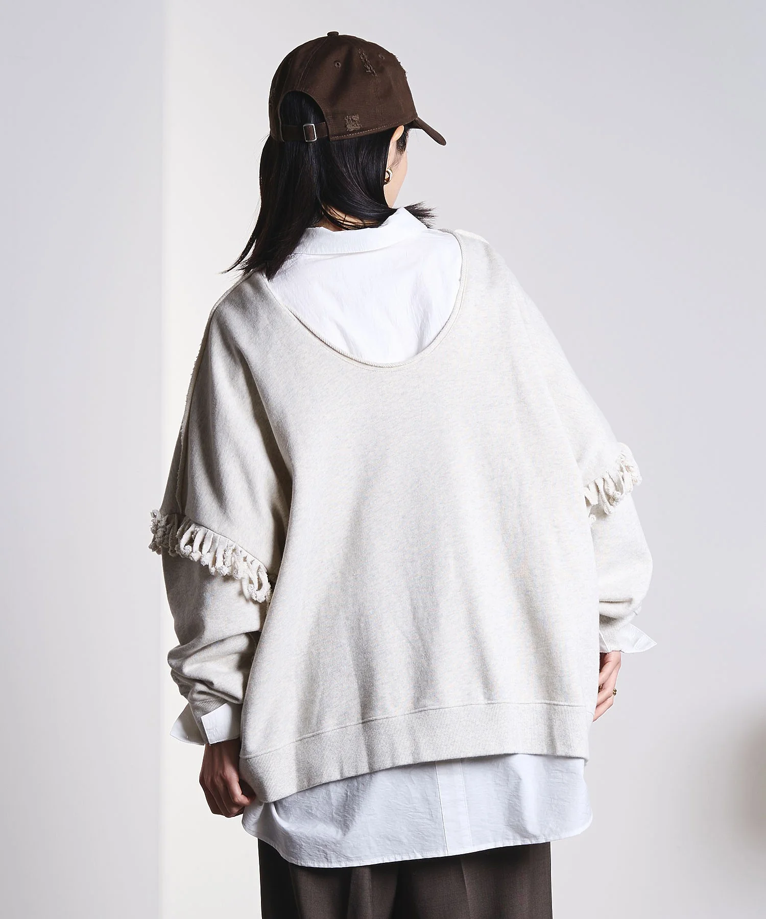 GENE HEAVENS/FRONT AND BACK FRINGE SWEAT - Image 10