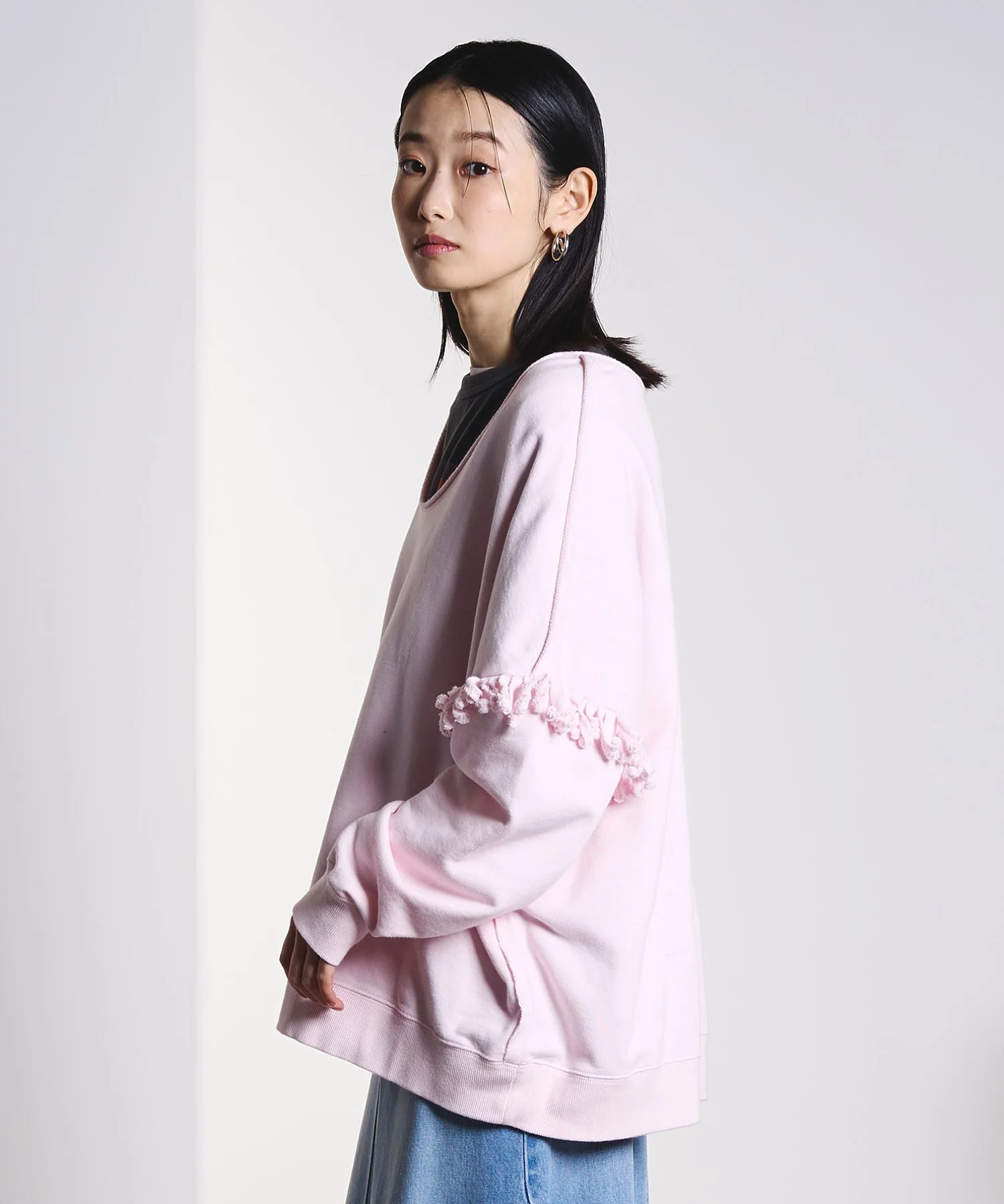 GENE HEAVENS/FRONT AND BACK FRINGE SWEAT - Image 4