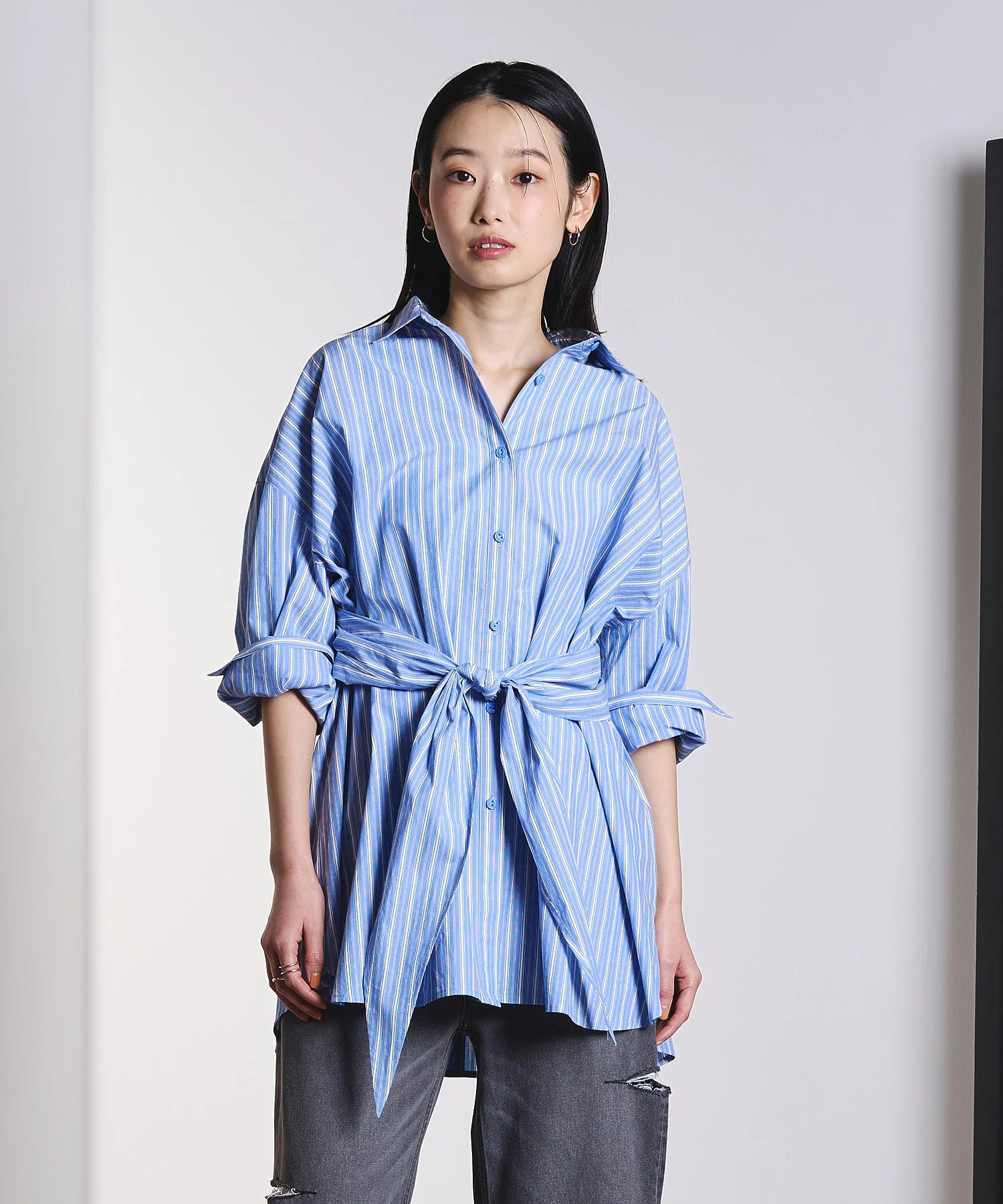 GENE HEAVENS/BUST AND WAIST 3WAY TIE SHIRT - Image 46