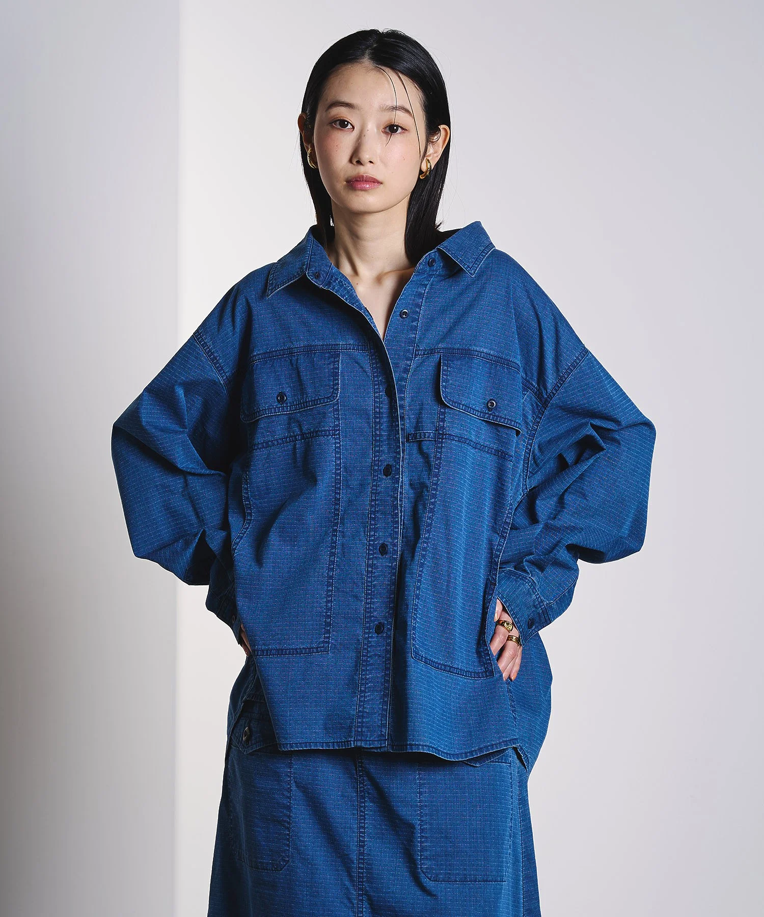 GENE HEAVENS/WORK POCKET RIP STOP SHIRT - Image 22