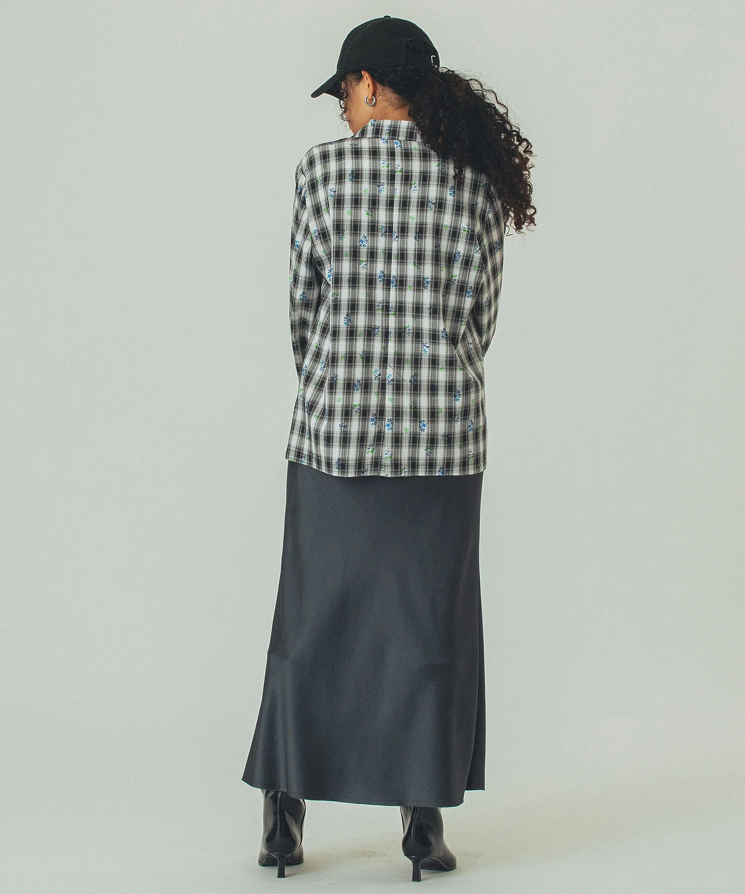 mag.by c/FLOWER PRINT CHECK SHIRT - Image 29