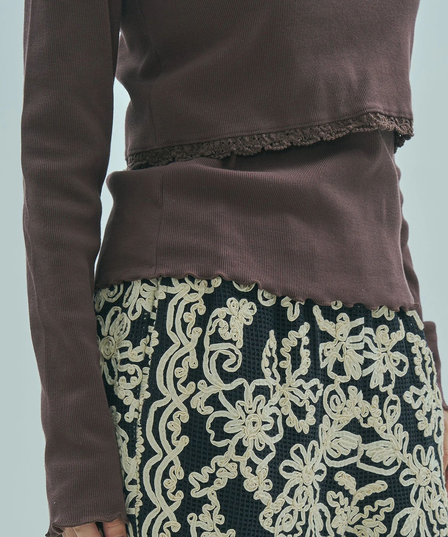 mag.by c/LAYERED RIB TOP - Image 15