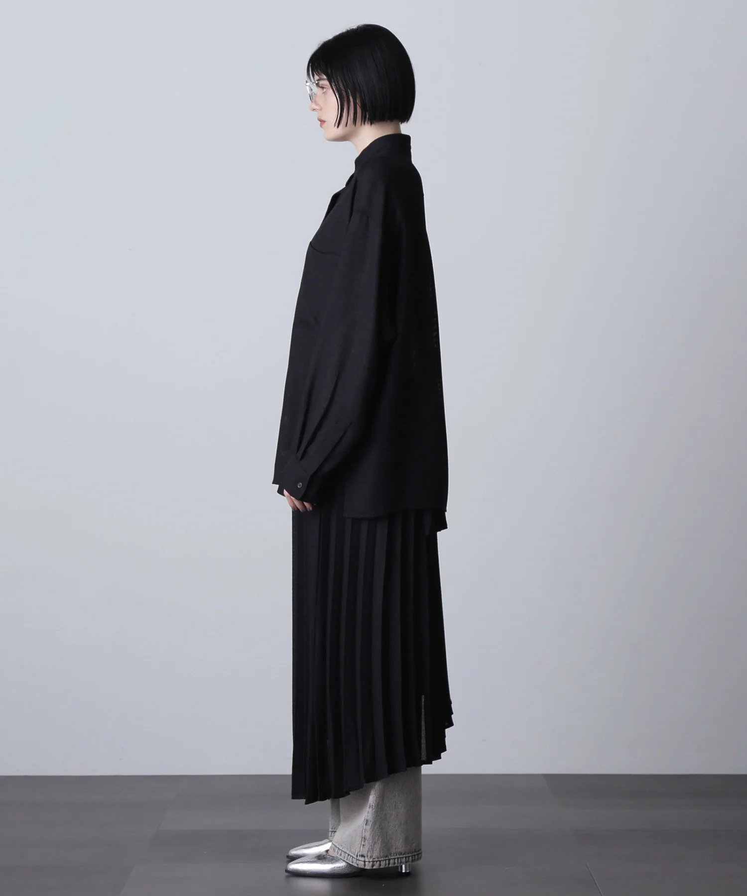 mici/MESH BIG SHIRT - Image 3