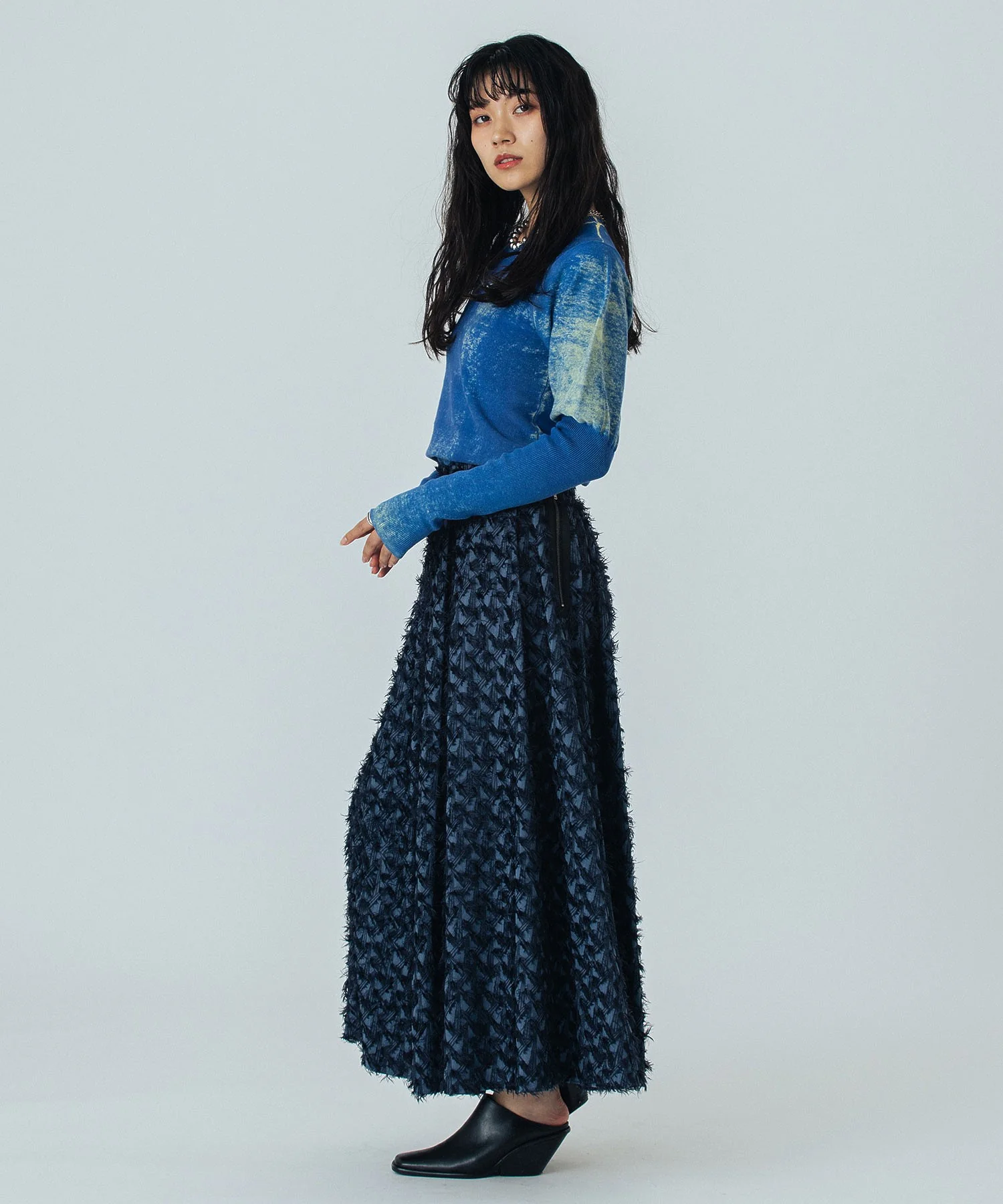 mici/VOLUME SLEEVE KNIT TOP - Image 15