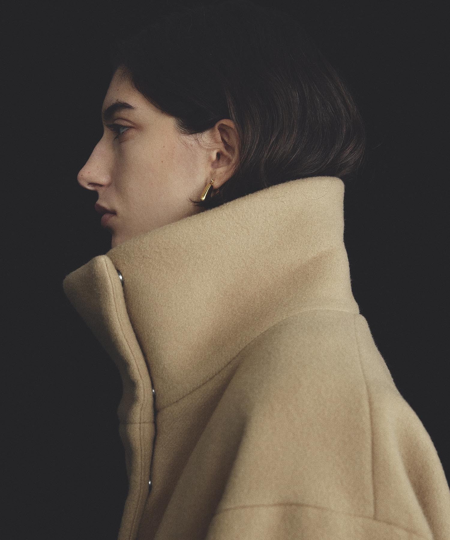 mici/BIG STAND COLLAR BLOUSON - Image 2