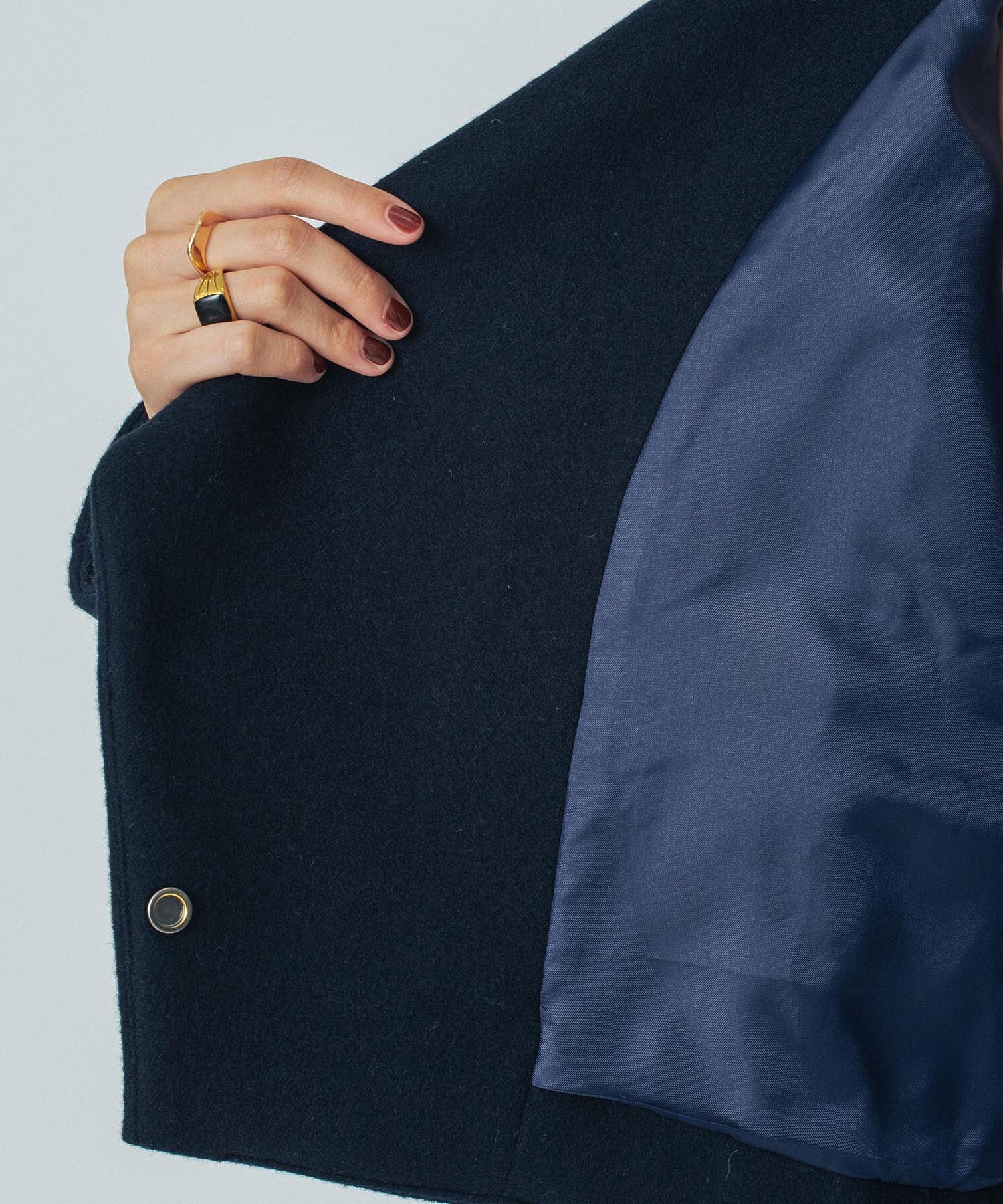 mici/BIG STAND COLLAR BLOUSON - Image 25