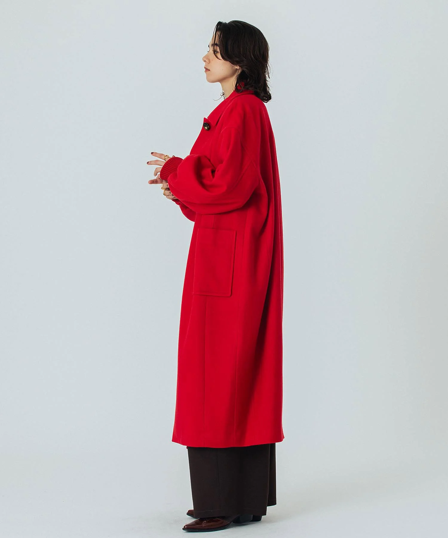 mici/VOLUME SLEEVE COAT - Image 3