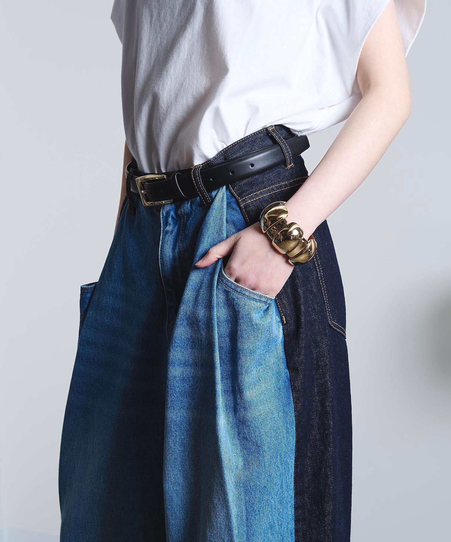 mici/DENIM REMAKE STYLE PANTS - Image 16