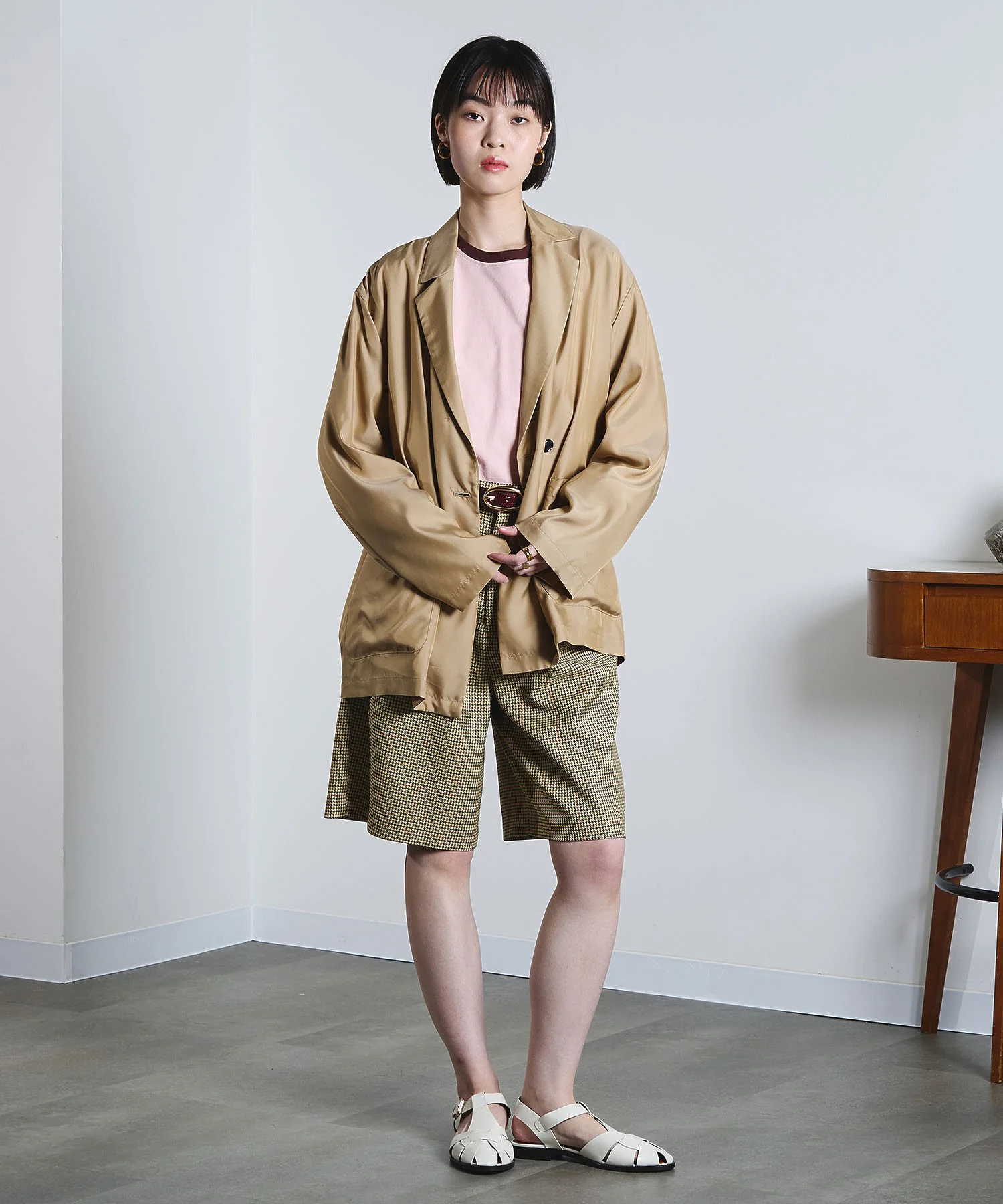 mici/CHECK BERMUDA SHORTS - Image 9
